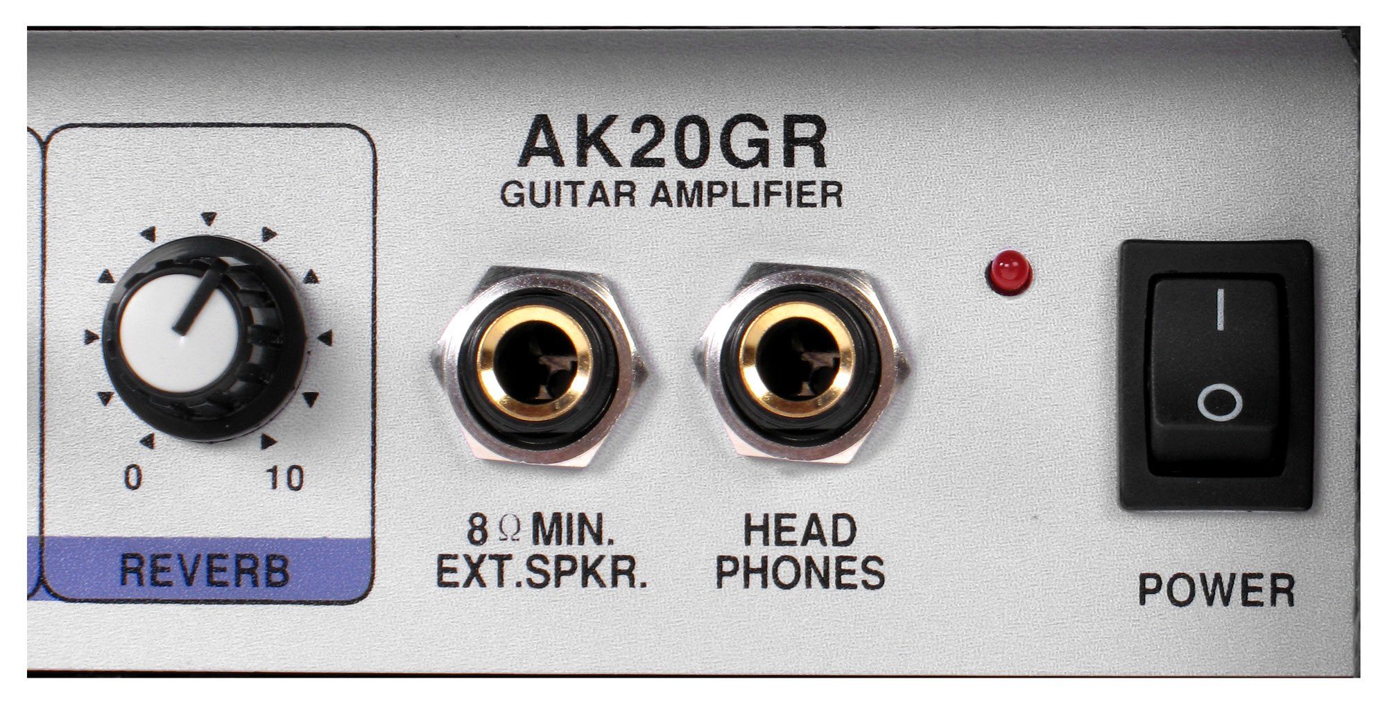 Soundking AK20GR Gitarrenverstärker Verstärker (Anzahl Kanäle: 2 (Clean und Overdrive), 60 W, Gitarrencombo - 8" Speaker - Echter Federhall (Reverb)