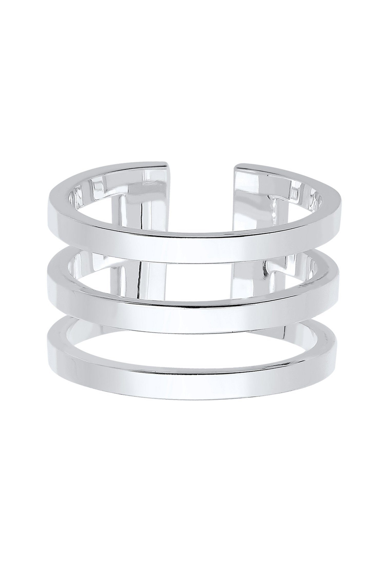 Elli Fingerring Silberring Breit Schlicht Offen günstig online kaufen