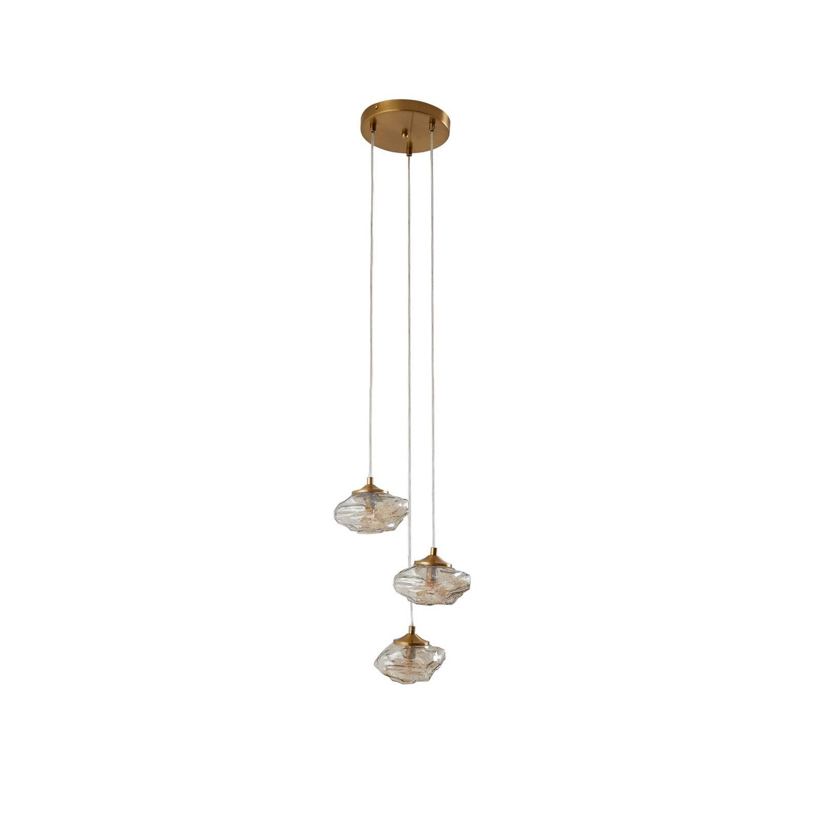 Lindby Hängeleuchte Piatra, Nicht enthalten, 3 x 8 W LED
