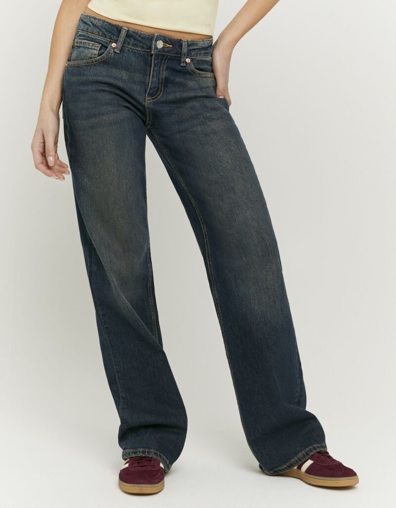 Tally Weijl Straight-Jeans SPADEPOLKIS elastisch, tief geschnitten mit geradem Beinverlauf