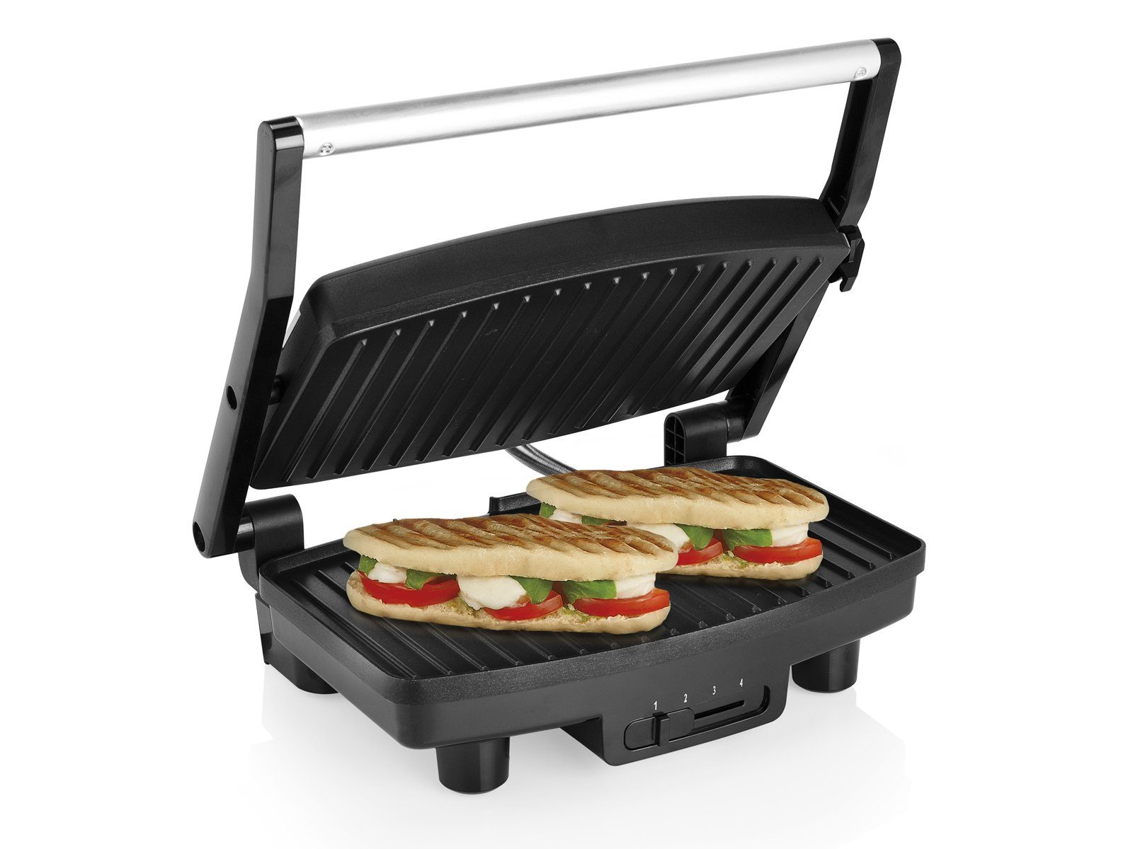 Tristar Kontaktgrill, 1500 W, Elektro Low fat Indoor Panini Multi GRILL Snackmaker - Schwimmdeckel