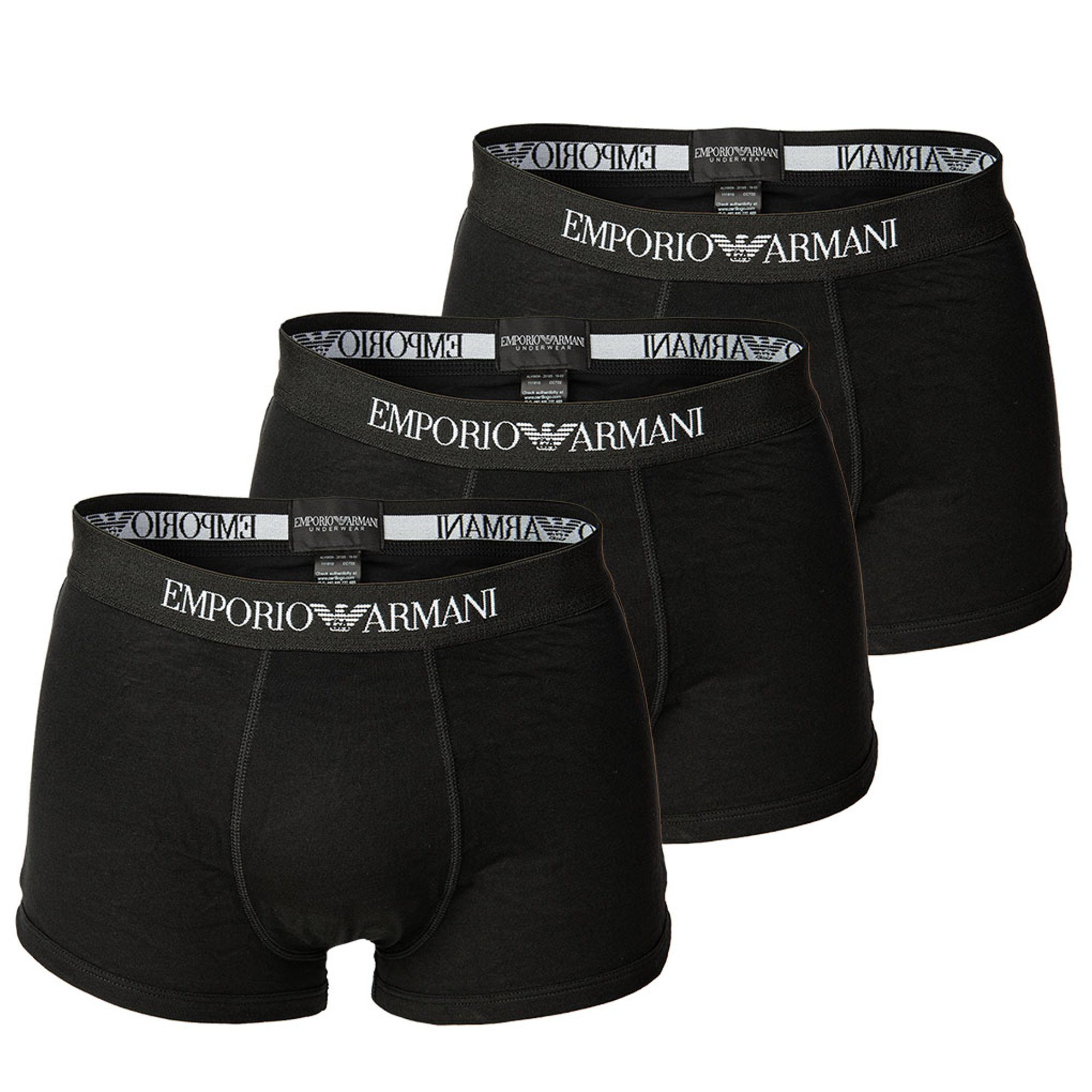 Emporio Armani Boxer Herren Boxershort 3er Pack Baumwolle (Packung, 3er Pac günstig online kaufen