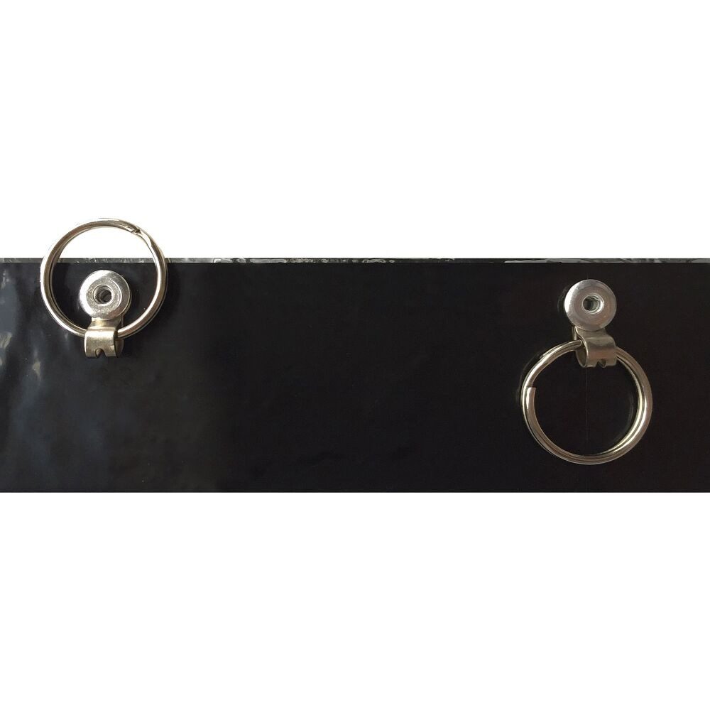 Seco Sign Ganzkörperspiegel Hängeösen für Folien-Leichtspiegel, Ausführung zur Wand- oder Deckenmontage verfügbar