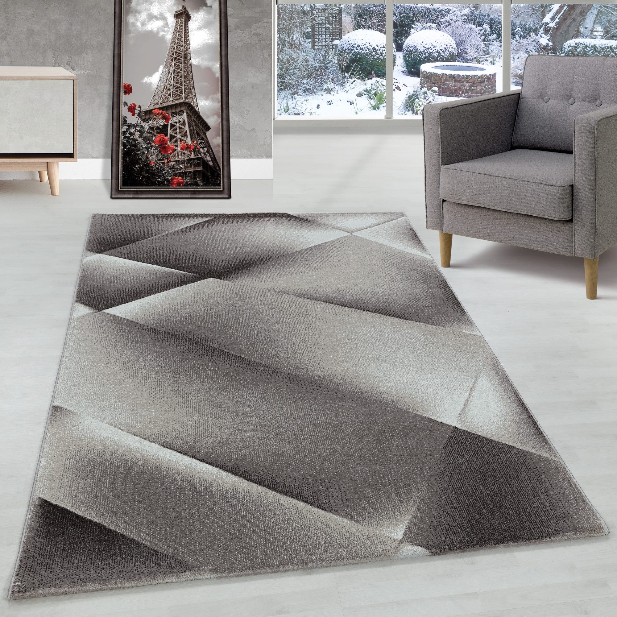 Carpettex Designteppich Abstrakt Design, Rechteckig, Höhe: günstig online kaufen