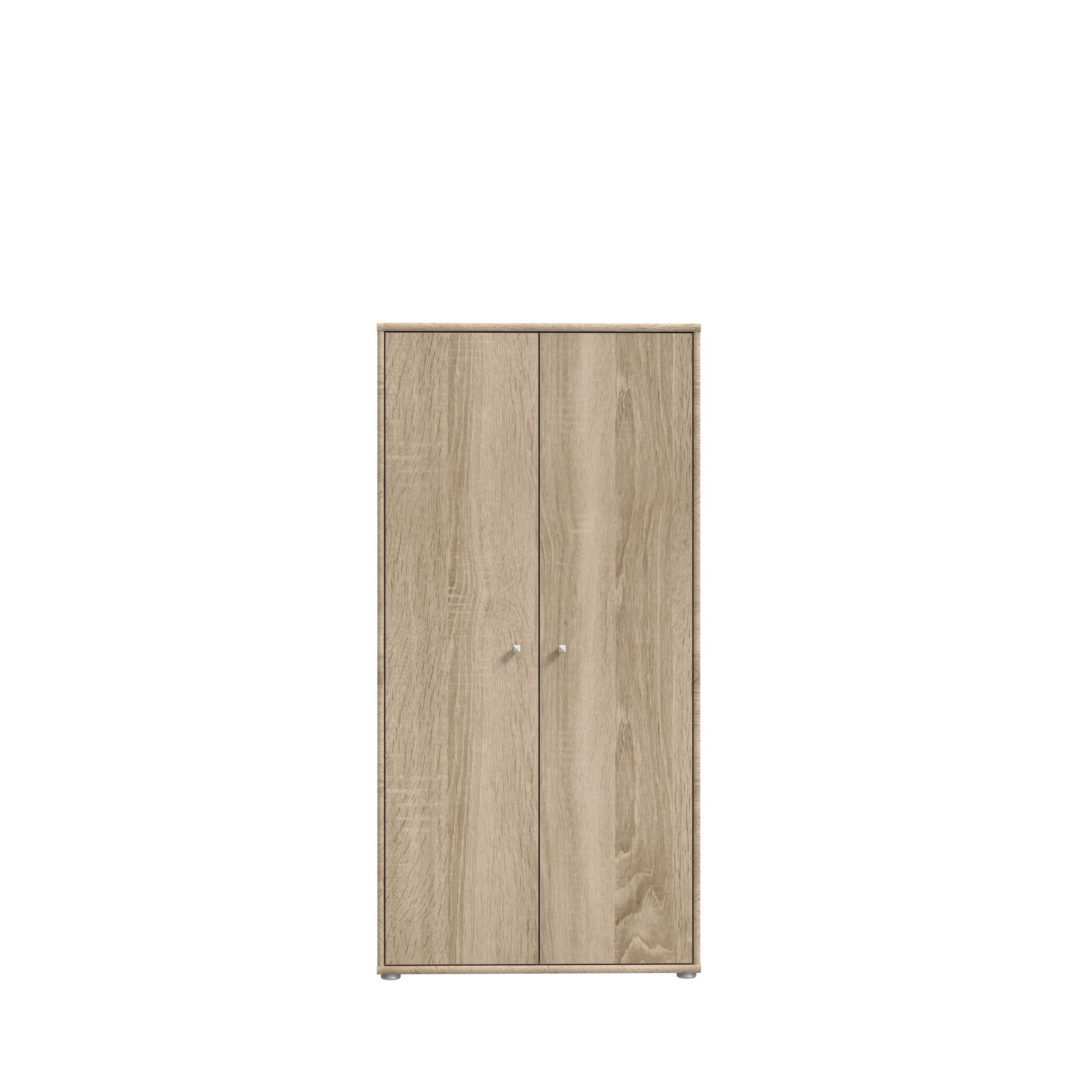 freiraum Mehrzweckschrank TEMPRA2 2 Türen, 4 Böden, Sonoma Eiche Dekor - 73,7x149,5x34,8cm (B/H/T)