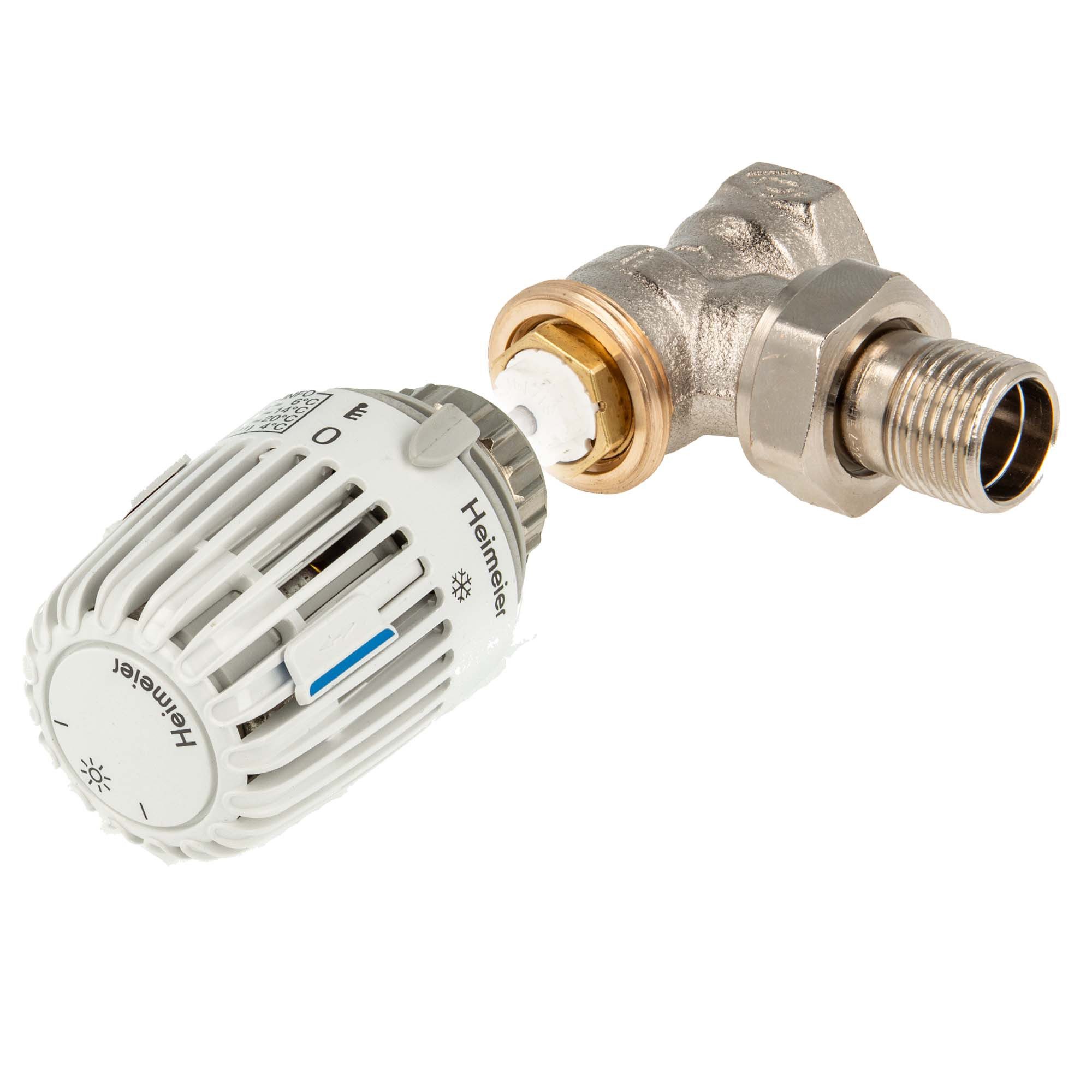 tecuro Heizkörperthermostat Kombi-Set Thermostatkopf K mit günstig online kaufen