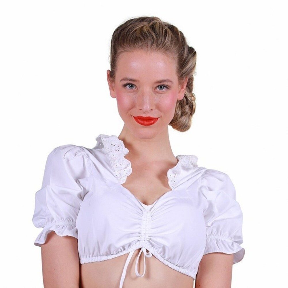 Trachten-Kostüm Dirndlbluse Bluse Dirndl Oktoberfest Wiesn Wasn Trachtenbluse Kostüm