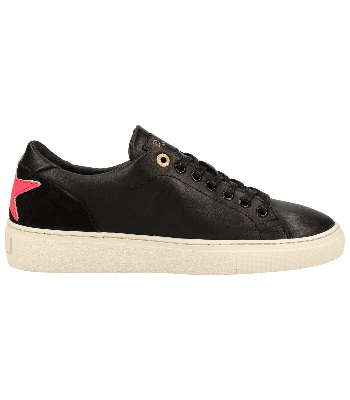 Pink d´Oro Leder Pantofola Schwarz Sneaker Sneaker