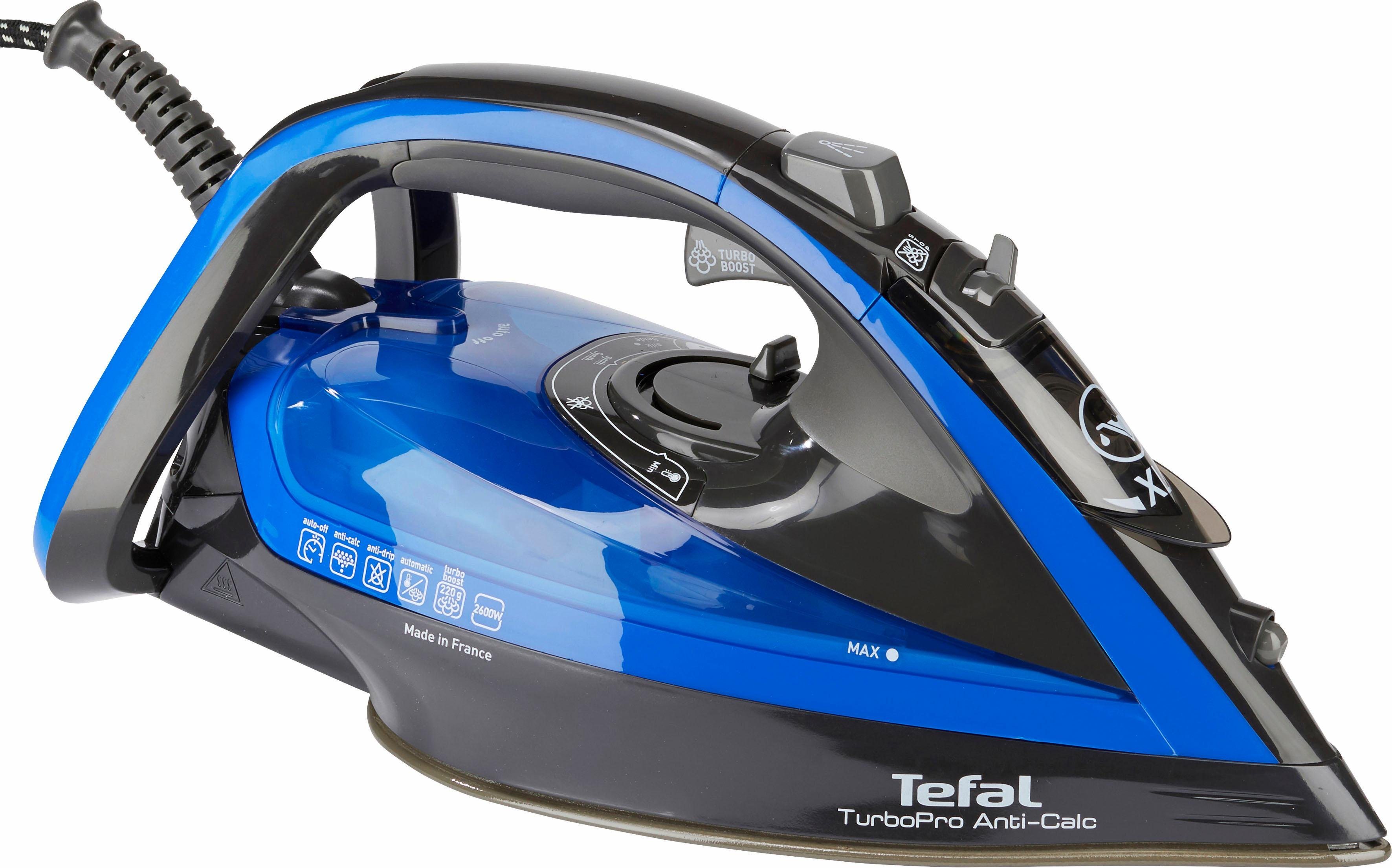 Dampfbügeleisen FV5648 Turbo Pro Anti-Calc, 2600 W, selbstreinigende AUTOCLEAN-Durilium-Bügelsohle Dampfbügeleisen FV5648 Turbo Pro Anti-Calc, 2600 W, selbstreinigende AUTOCLEAN-Durilium-Bügelsohle