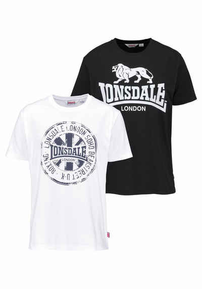 Lonsdale T-Shirt »DILDAWN« (Packung, 2-tlg., 2er-Pack)