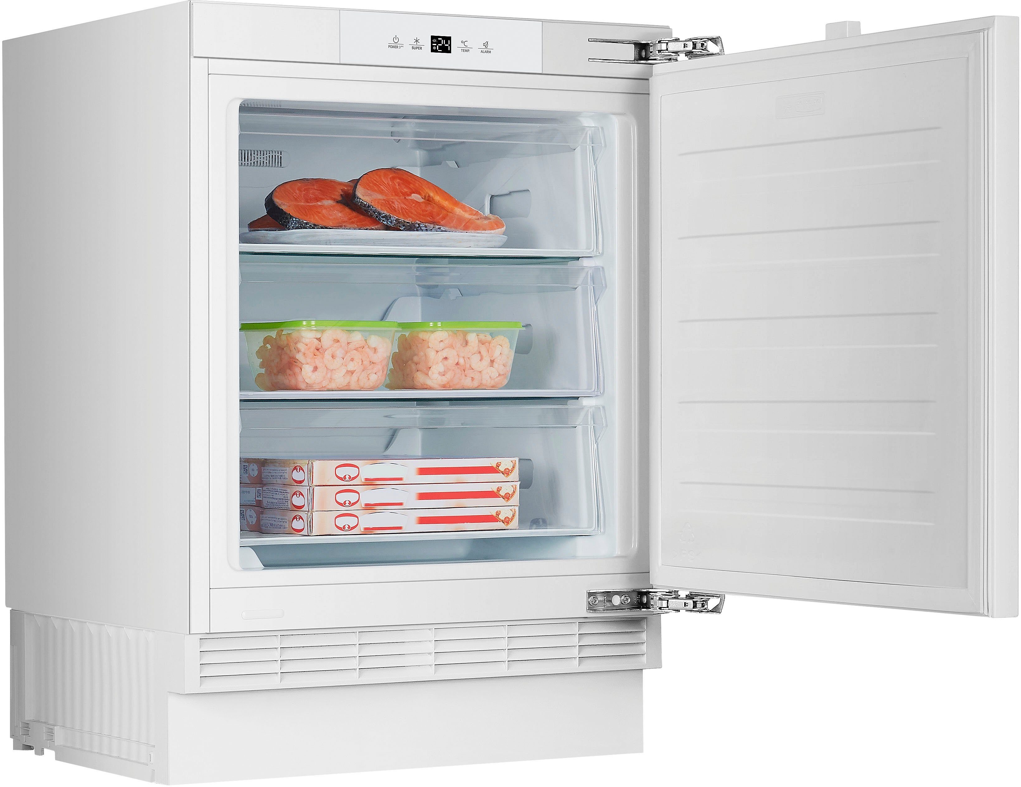 Hanseatic Einbaugefrierschrank HEGS8260E, 81,8 cm hoch, 59,5 cm breit