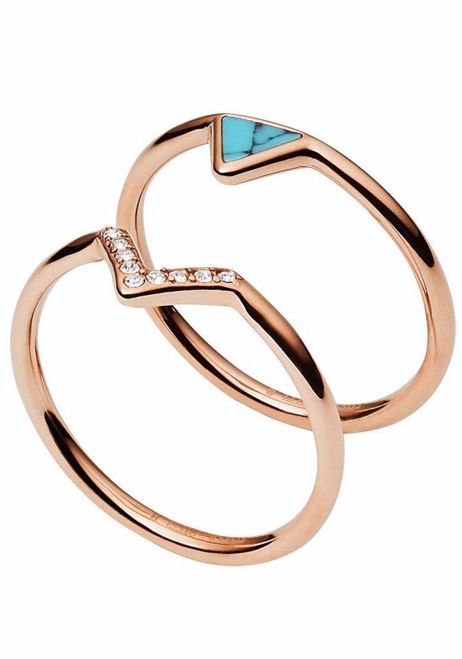 Fossil Rose Gold Ring Fossil Rose Gold Ring