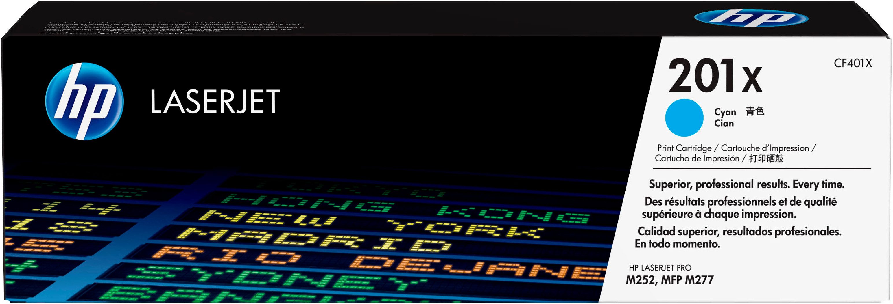 HP Tonerpatrone HP original Toner 201 Farben: B/C/M/Y Größen: A+X