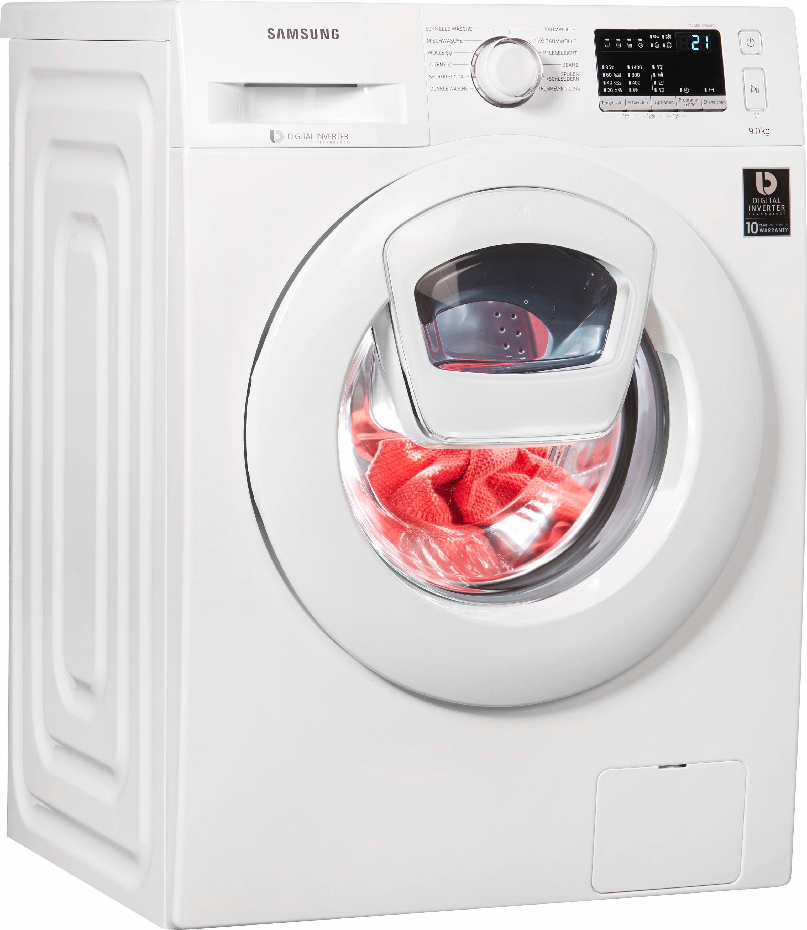 Samsung Waschmaschine WW4500 WW90K4420YW/EG, 9 kg, 1400 U ...