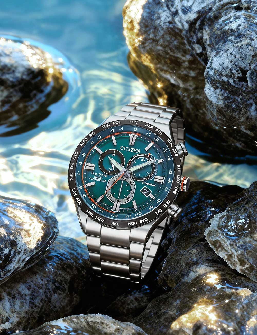 Citizen Quarzuhr Citizen CB5946-82X Eco-Drive Super-Titanium Herrenuhr 43mm günstig online kaufen