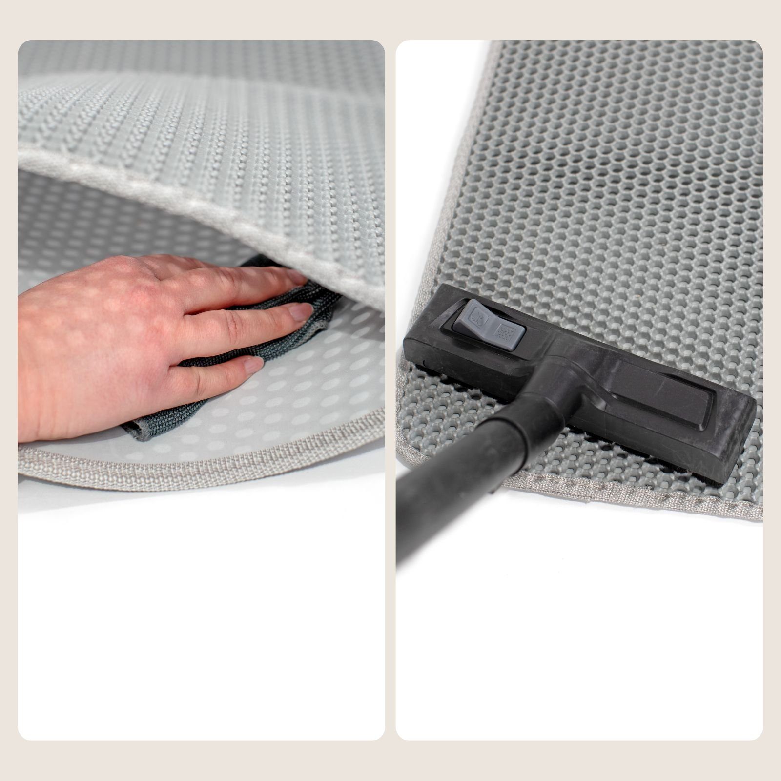 lionto Katzentoilette Streumatte doppellagig, pfotenfreundlich & robust