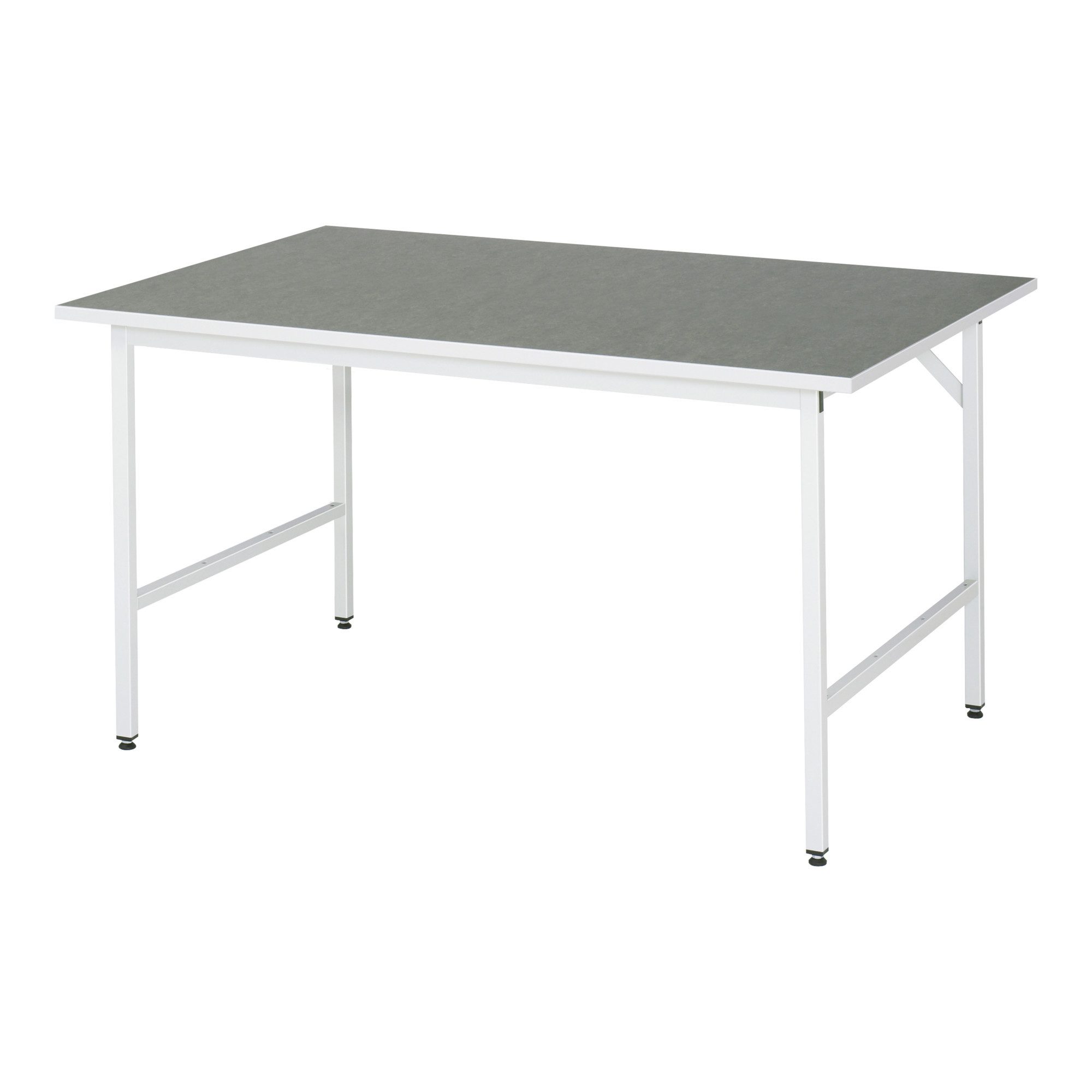 RAU Arbeitstisch Rau Arbeitstisch Linoleum BxTxH 1500x1000x800-850mm