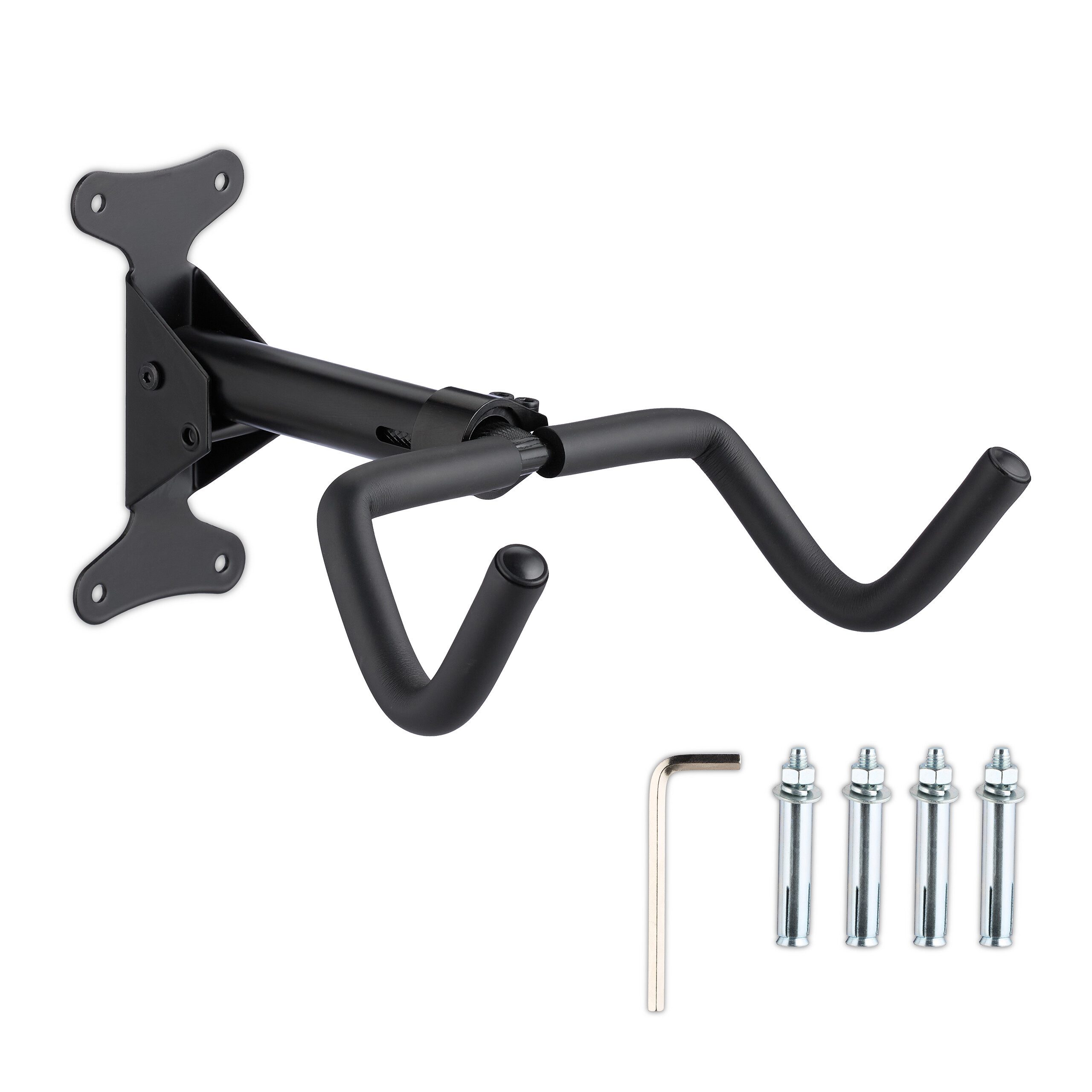 relaxdays Fahrradwandhalterung Fahrrad Wandhalterung klappbar