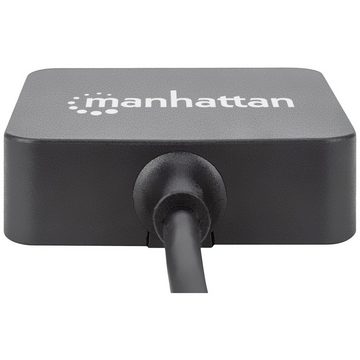 MANHATTAN USB-Verteiler Manhattan 4 Port USB 3.2 Gen 1-Hub (USB 3.0) Schwarz