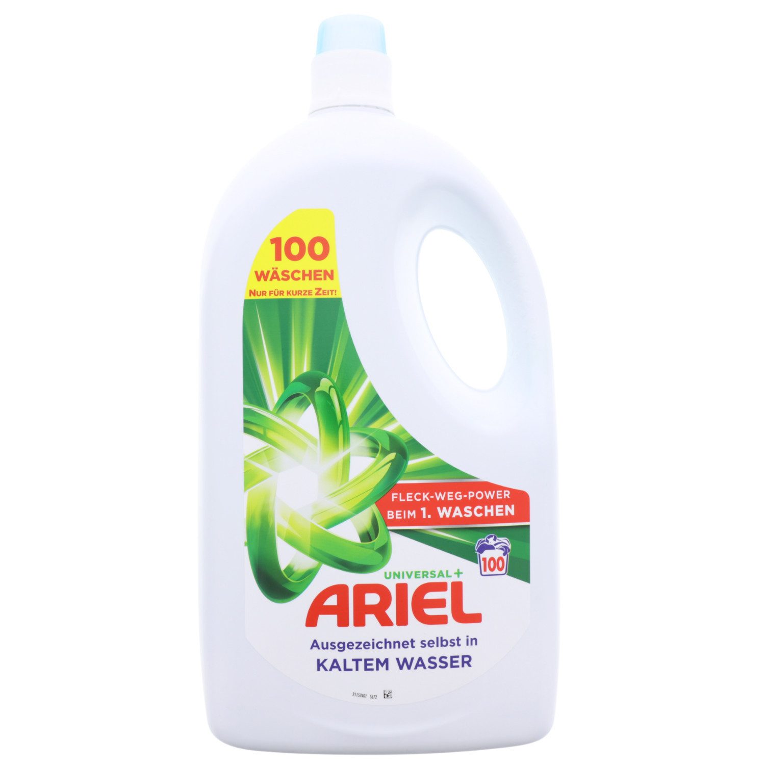 ARIEL Ariel Flüssigwaschmittel 100 Waschladungen Universal+ Kraftvolle Fleck Vollwaschmittel
