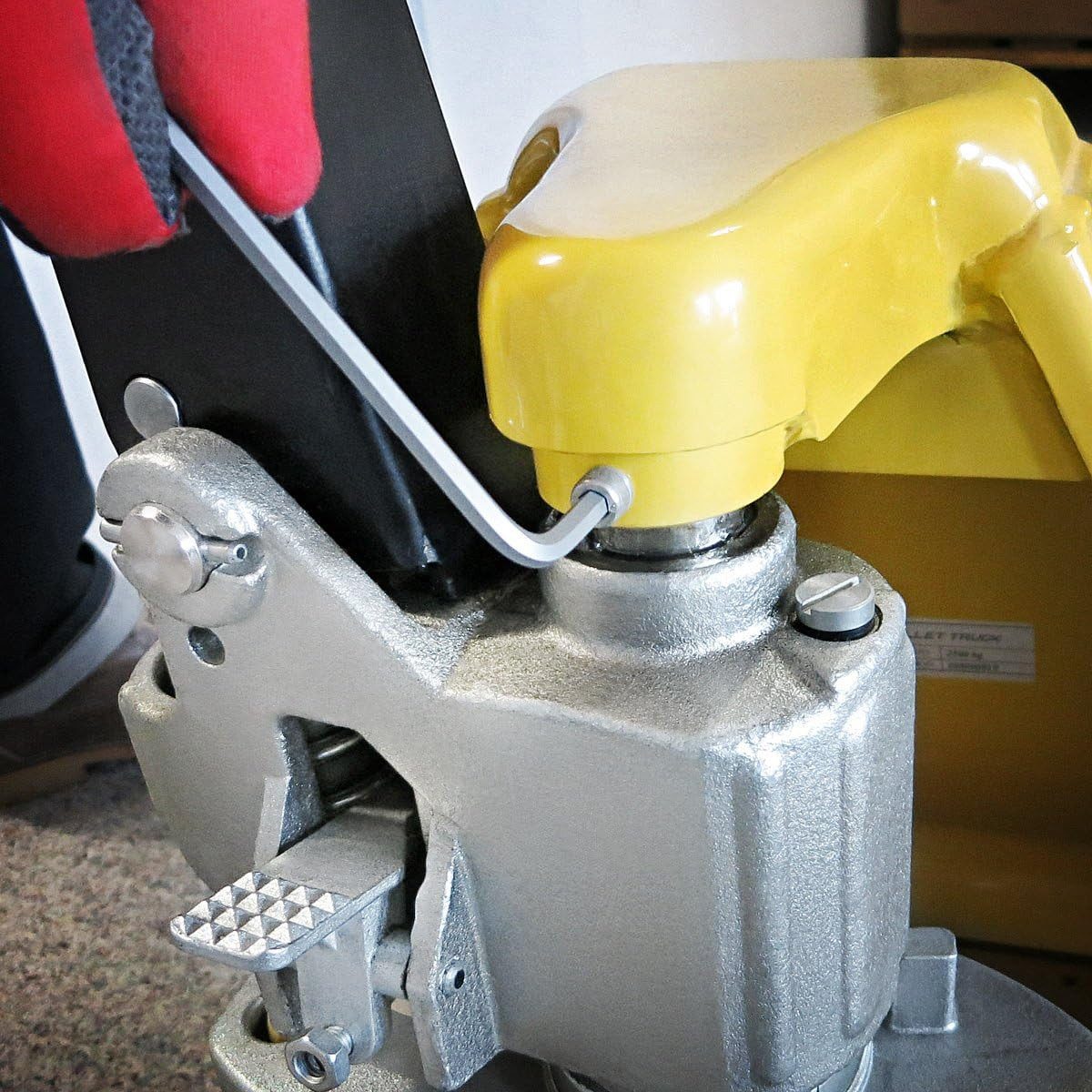 S&R Innensechskantschlüssel Winkelschlüssel Satz mit Kugelkopf, Sechskantschlüssel mit Clip (9-tlg, Metrisch 1,5, 2,0, 2,5, 3,0, 4,0, 5,0, 6,0, 8,0, 10,0), hoch – Bild 4 von 5