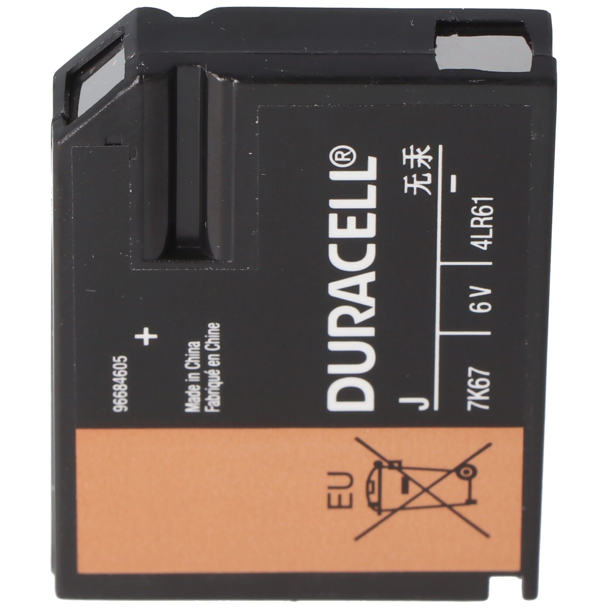 Duracell Duracell 7K67 Batterie Flatpack 4LR61 Alkaline Batterie 6 Volt, V4918 Batterie, (6,0 V)