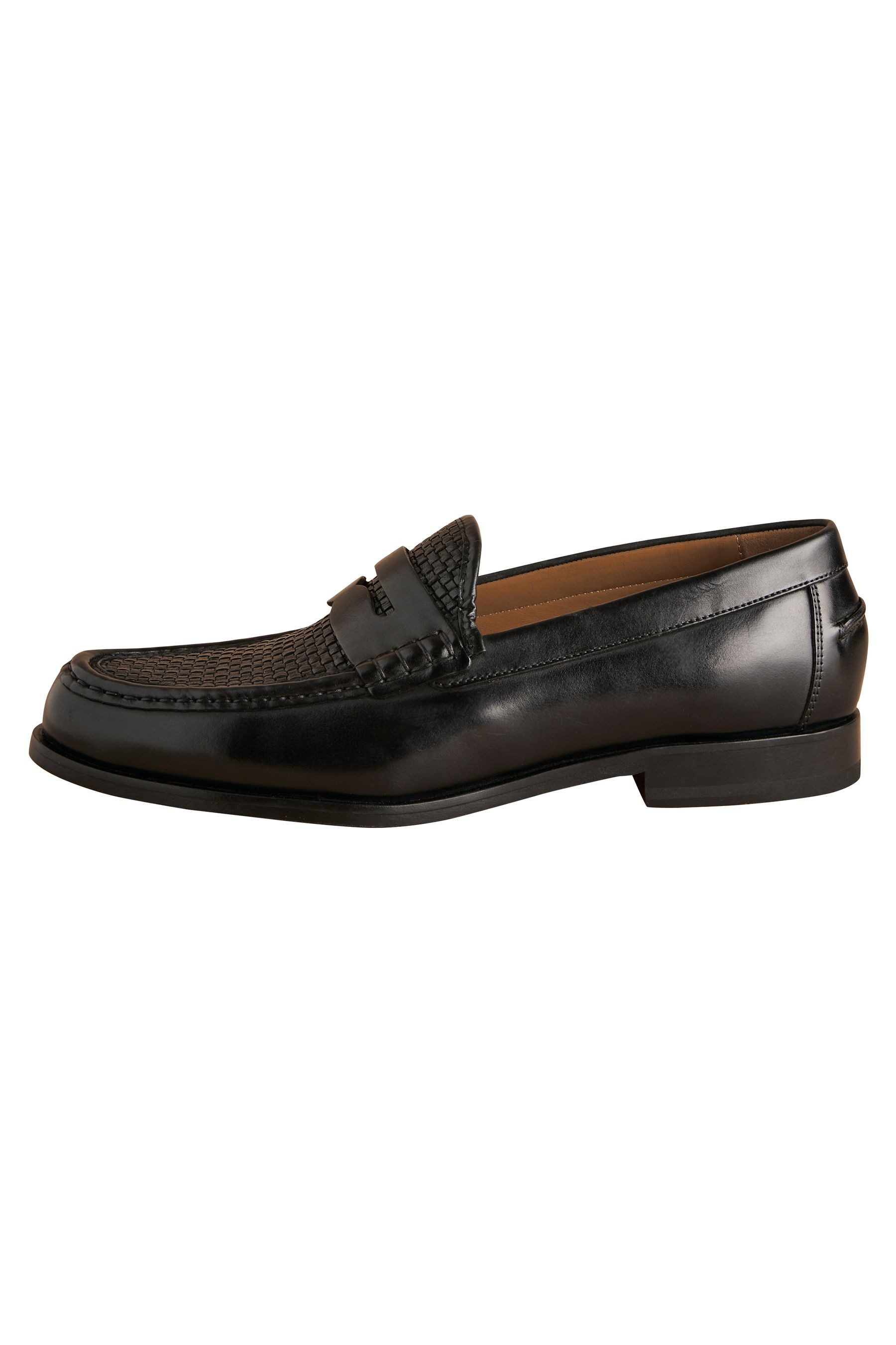 Signature Loafer in gewebter Optik mit Ledersohlen Loafer