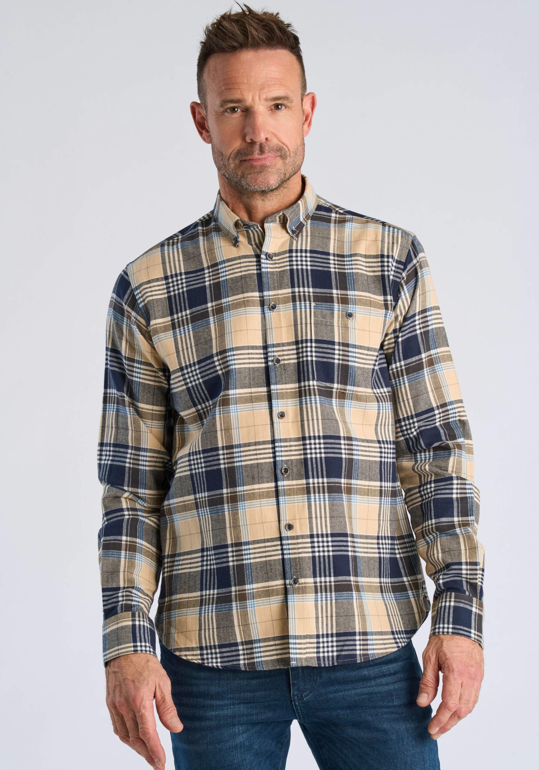 JACK’S Langarmhemd Freizeithemd (Langarm) Regular Fit