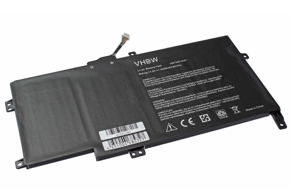 vhbw kompatibel mit HP Envy Sleekbook 6-1000, 6, 6z-1000 Laptop-Akku Li-Polymer 4050 mAh (14,8 V)