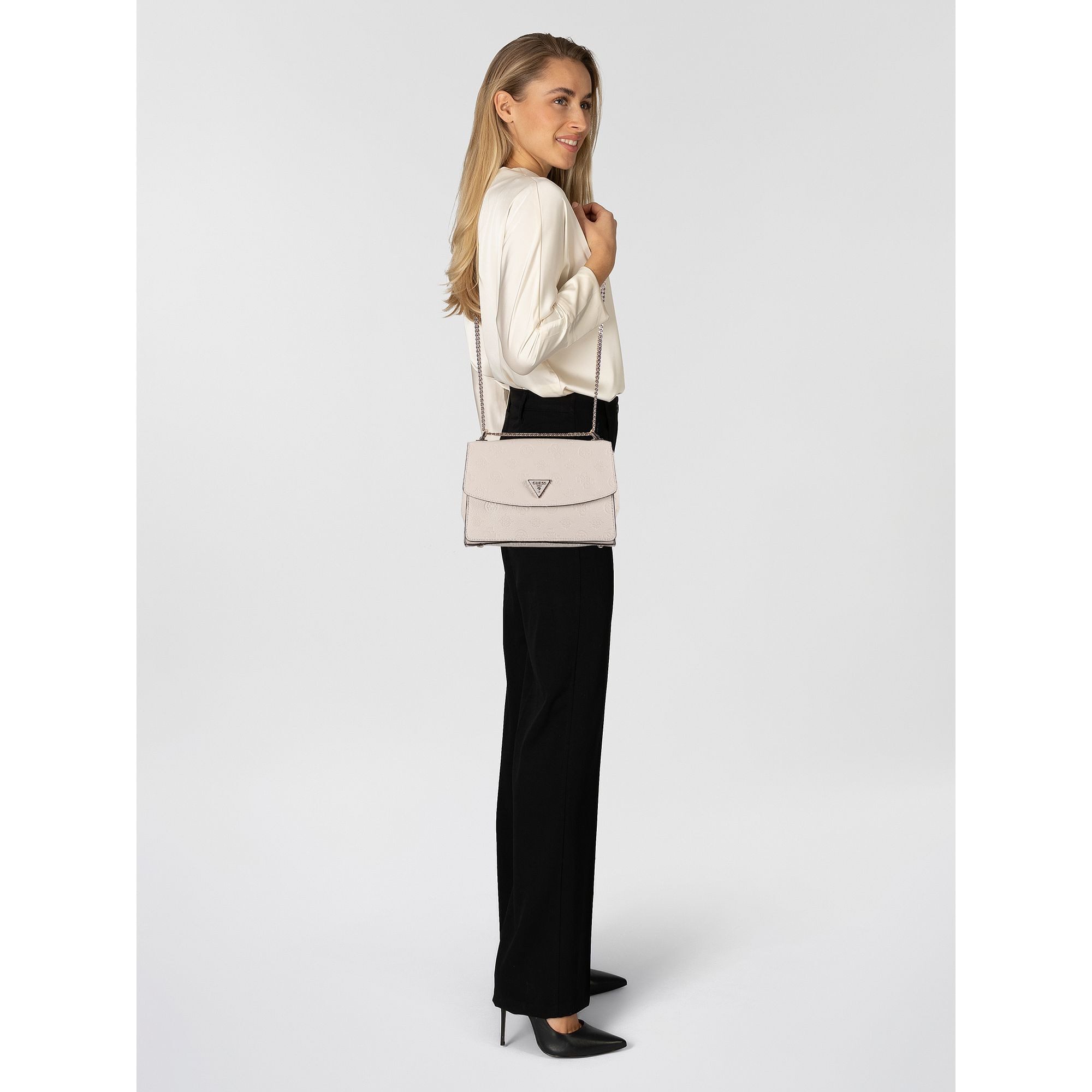 Guess Schultertasche Cresidia, Polyurethan günstig online kaufen