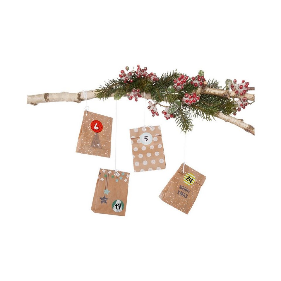 Folia Adventskalender Papiertüten Nature 17,5 x 10 cm online kaufen Folia Folia Folia Adventskalender Papiertüten Nature 17,5 x 10 cm online kaufen d6ccca