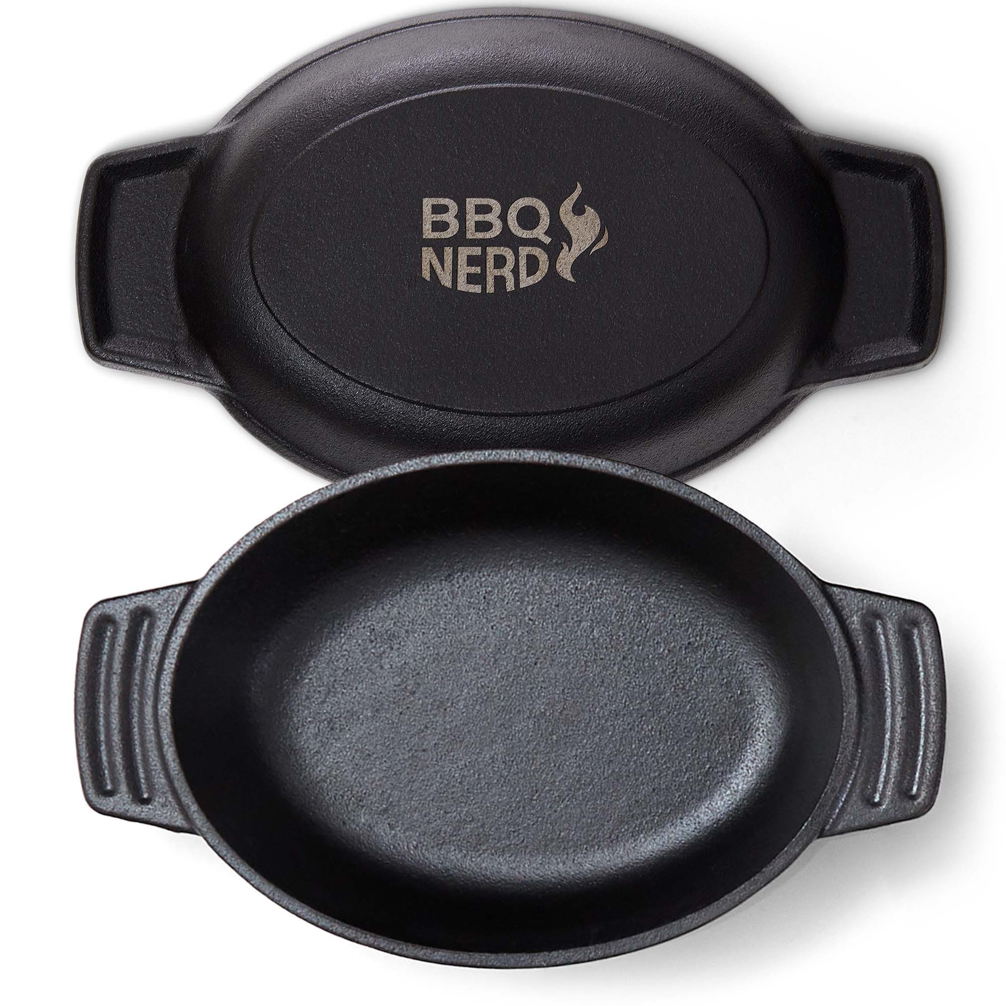 BBQ Nerd Servierpfanne Servierpfännchen 6er Set oval 22,5x13cm