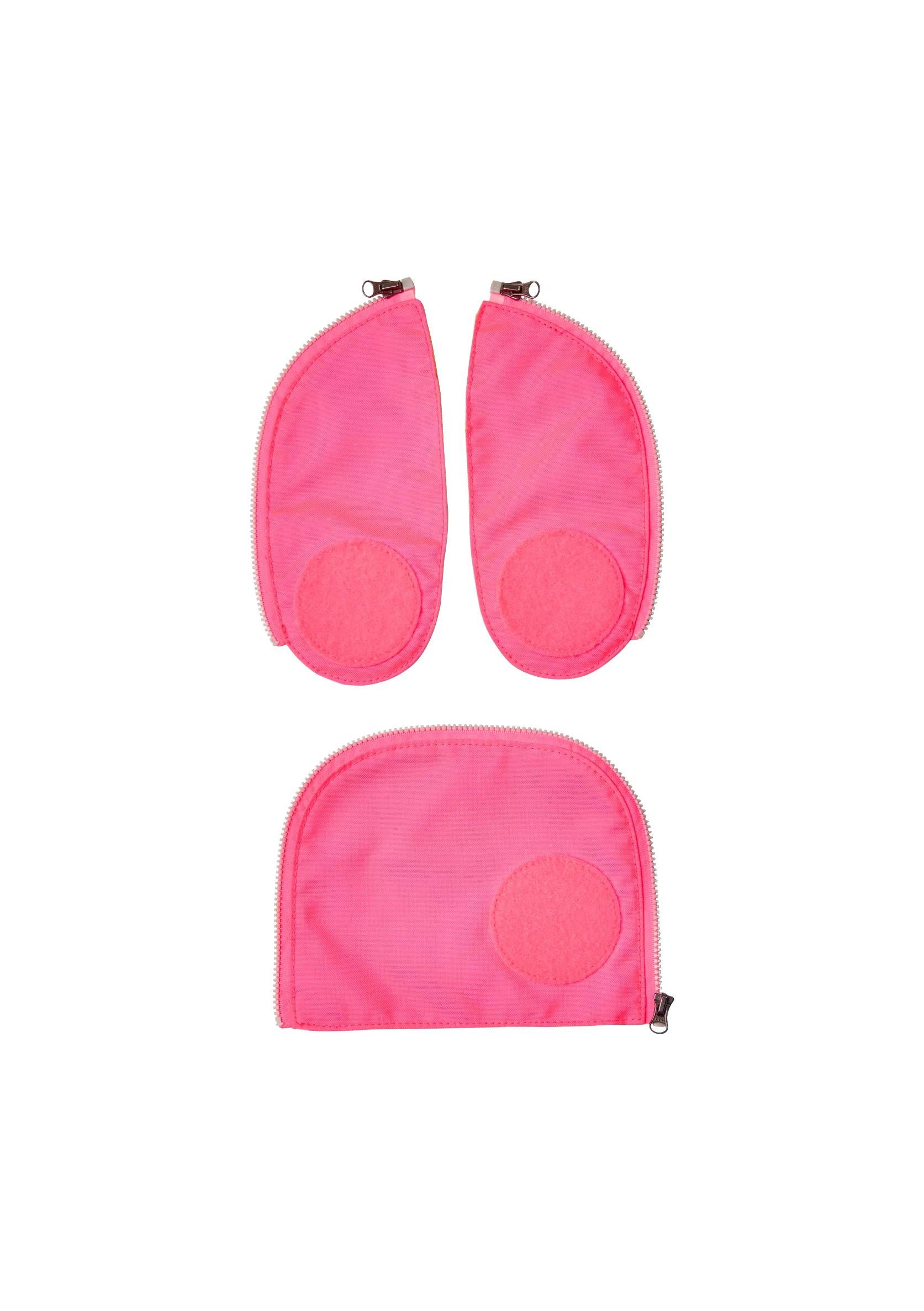 ergobag Schulranzen Fluo Zip Set (3-tlg), reflektierend