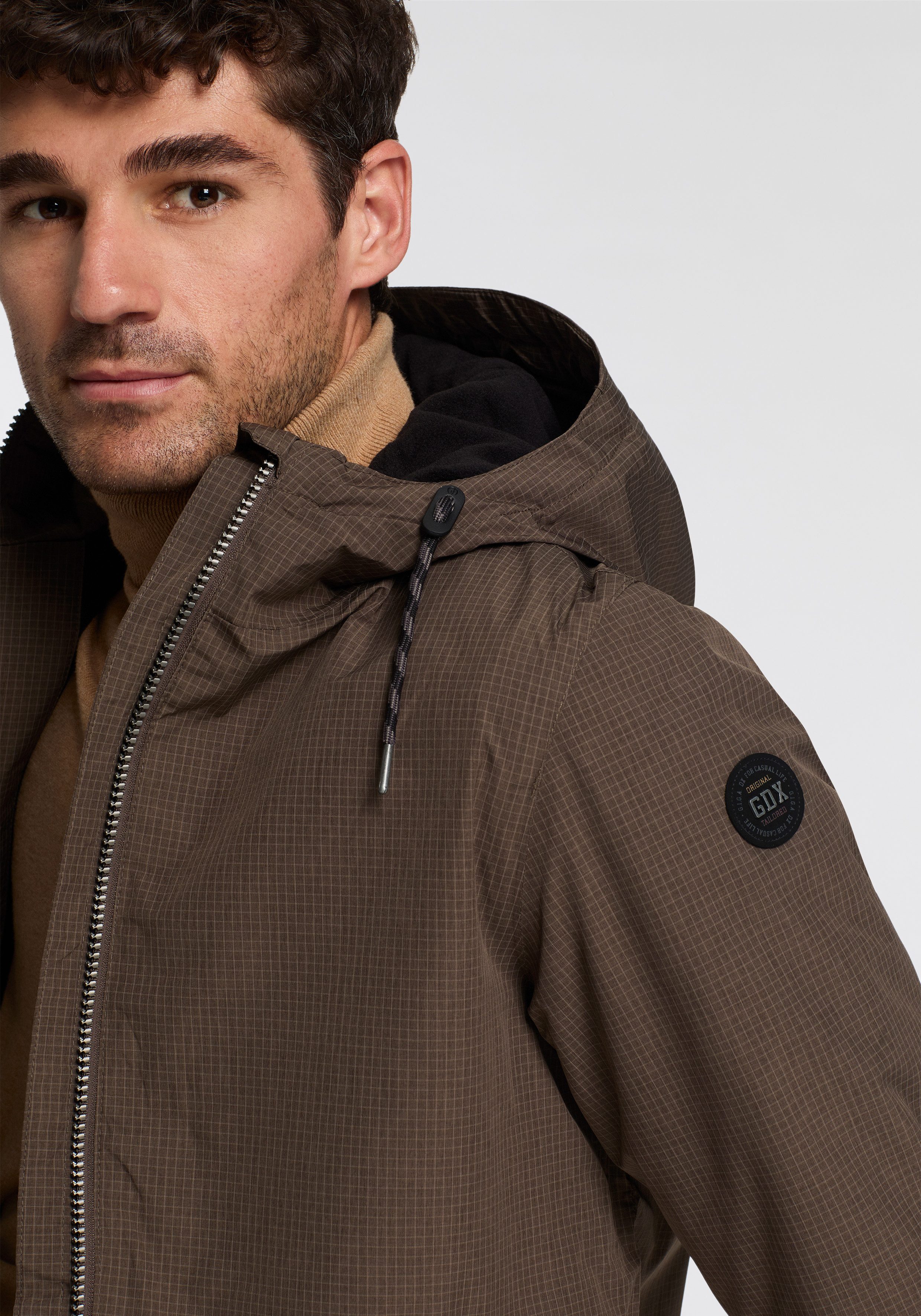 G.I.G.A. DX by killtec Funktionsjacke GW 32 MN JCKT hochschließender Kragen, Langarm, mit Kapuze mit Kordelzug
