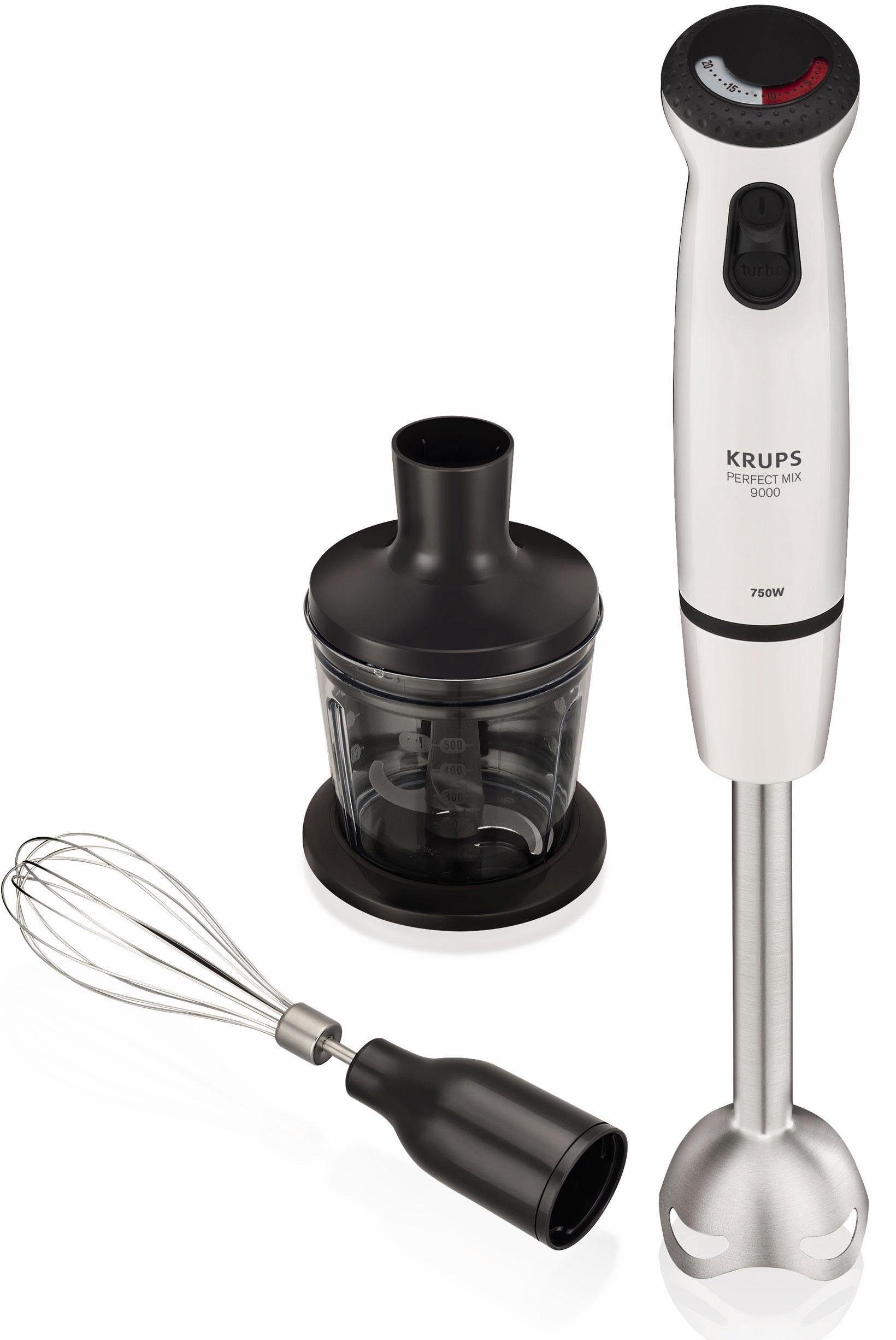 Krups Stabmixer Perfect Mix 9000 Plus inkl. Mixbecher, Mini
