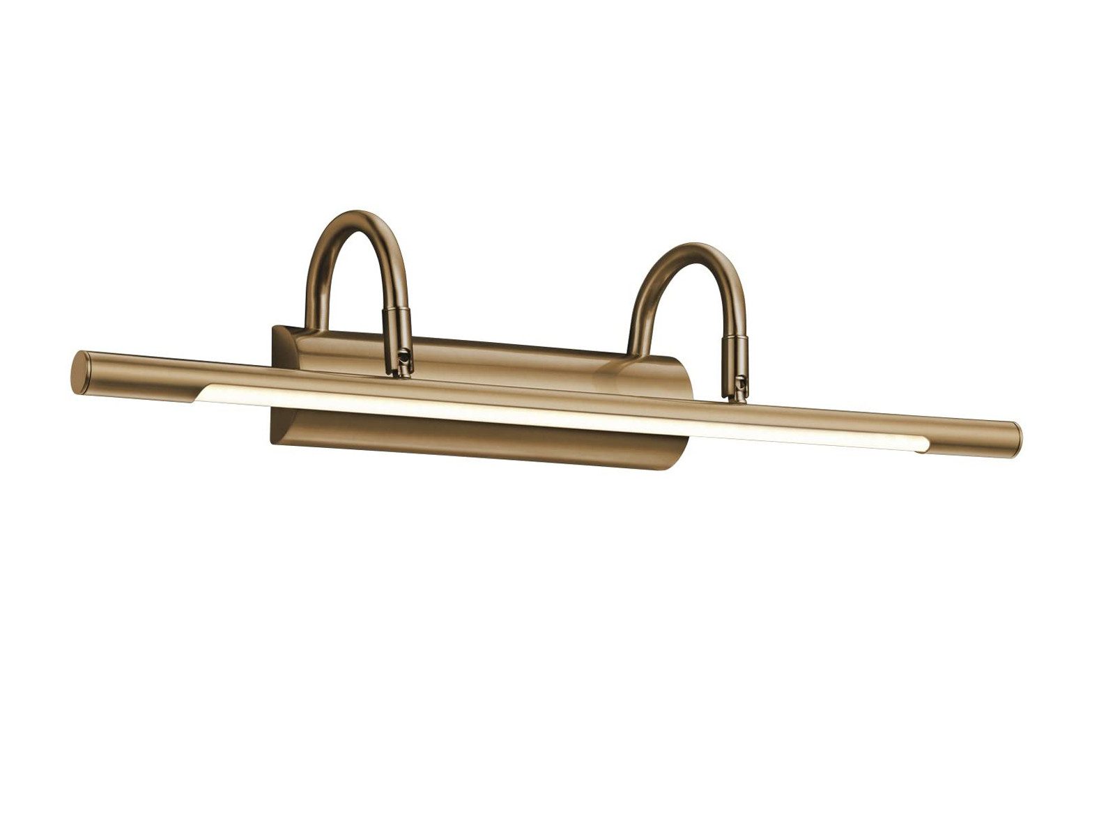 TRIO Leuchten LED Изображенияleuchte, LED fest integriert, Warmweiß, Edle Wand-Leuchte innen zum Изображения beleuchten, Altmessing, Breite 48cm