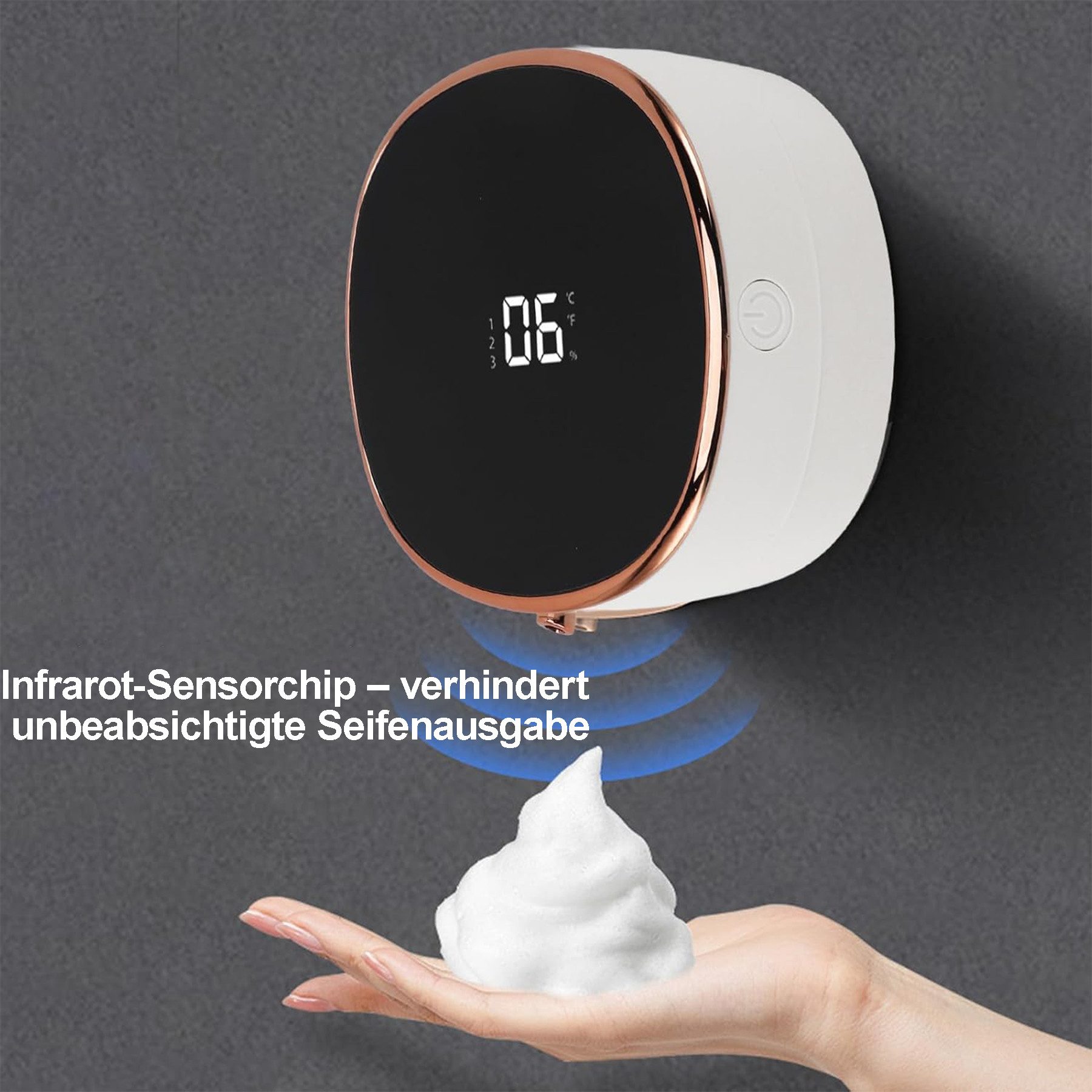 Senmudi Seifenspender Automatischer Seifenspender,No-Touch Schaumseifenspen günstig online kaufen