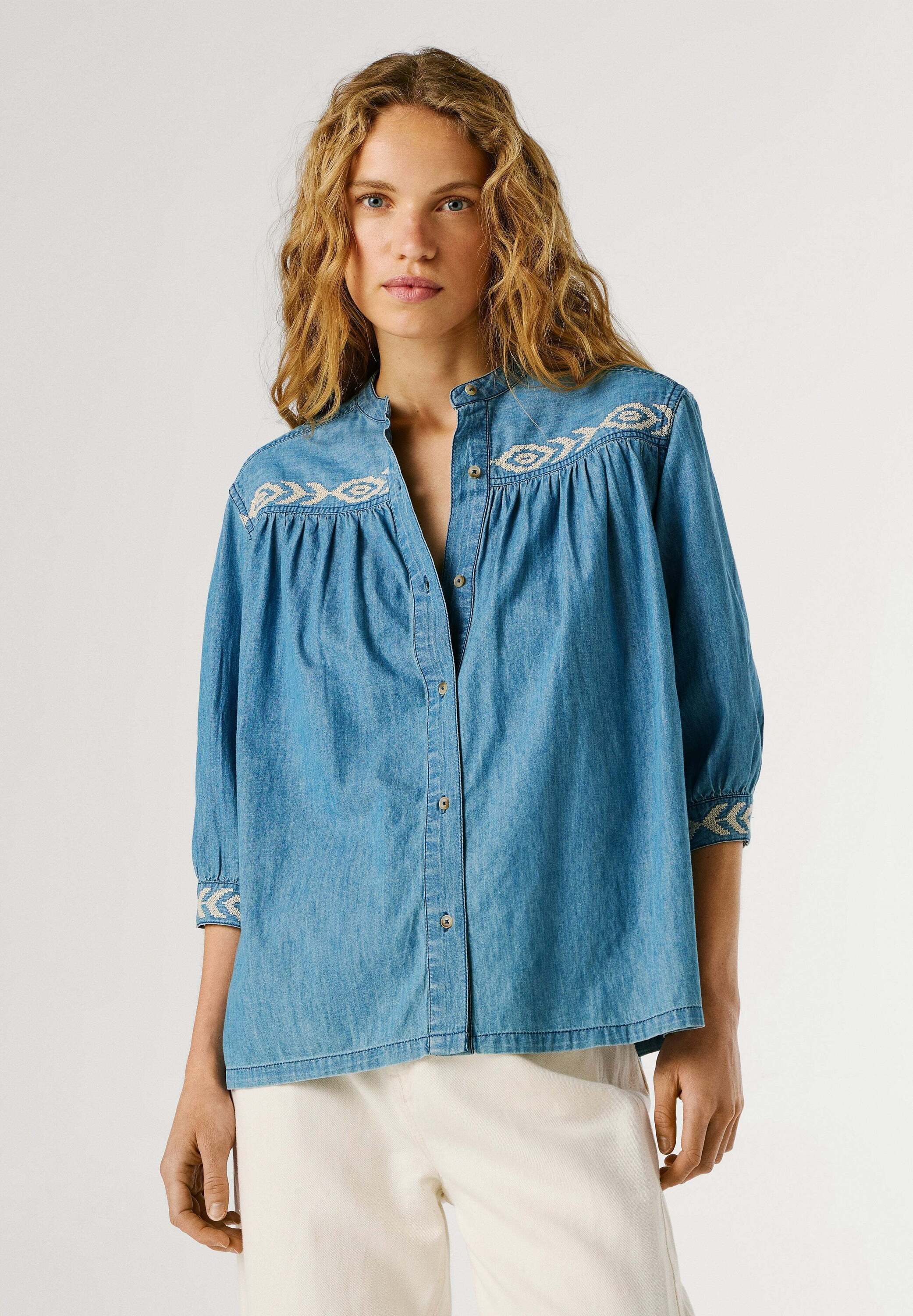 Pepe Jeans Funktionsshirt shirt LIVIA EMBROIDERED