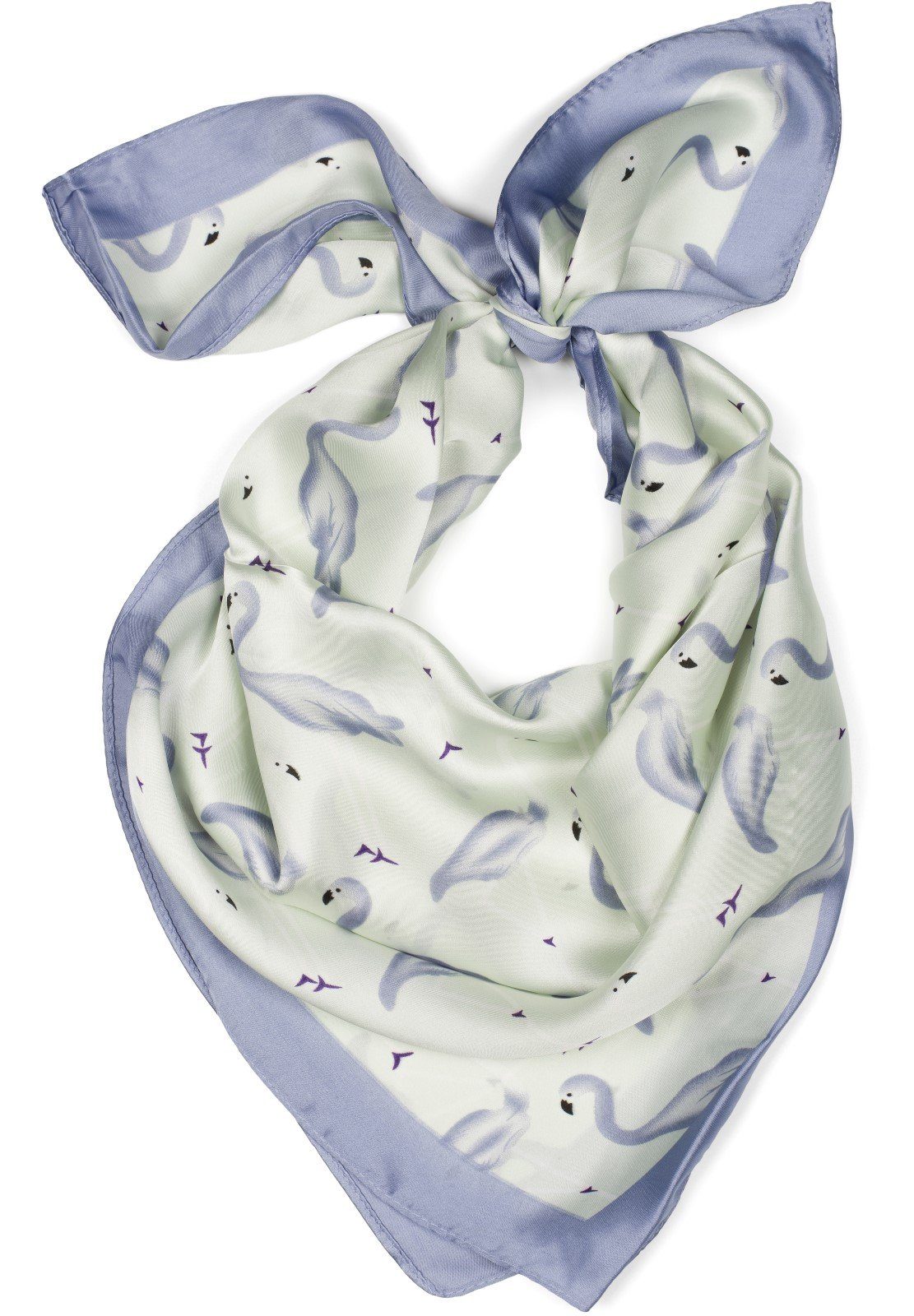 styleBREAKER Modetuch Vierecktuch mit Flamingo Print, (1-St)