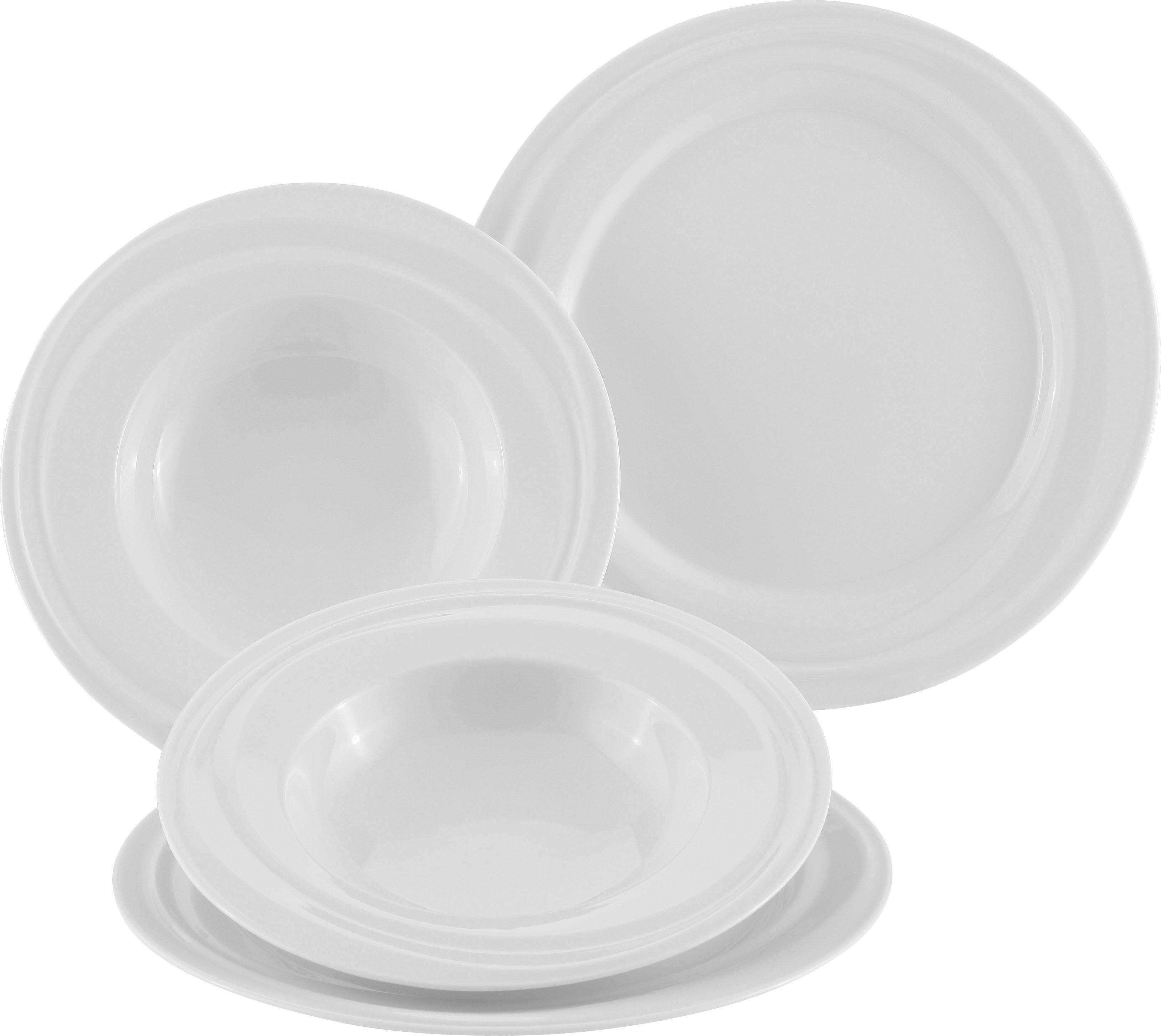 Tafelservice »GOURMET Linie« (4-tlg), Porzellan, Made in Germany Tafelservice »GOURMET Linie« (4-tlg), Porzellan, Made in Germany