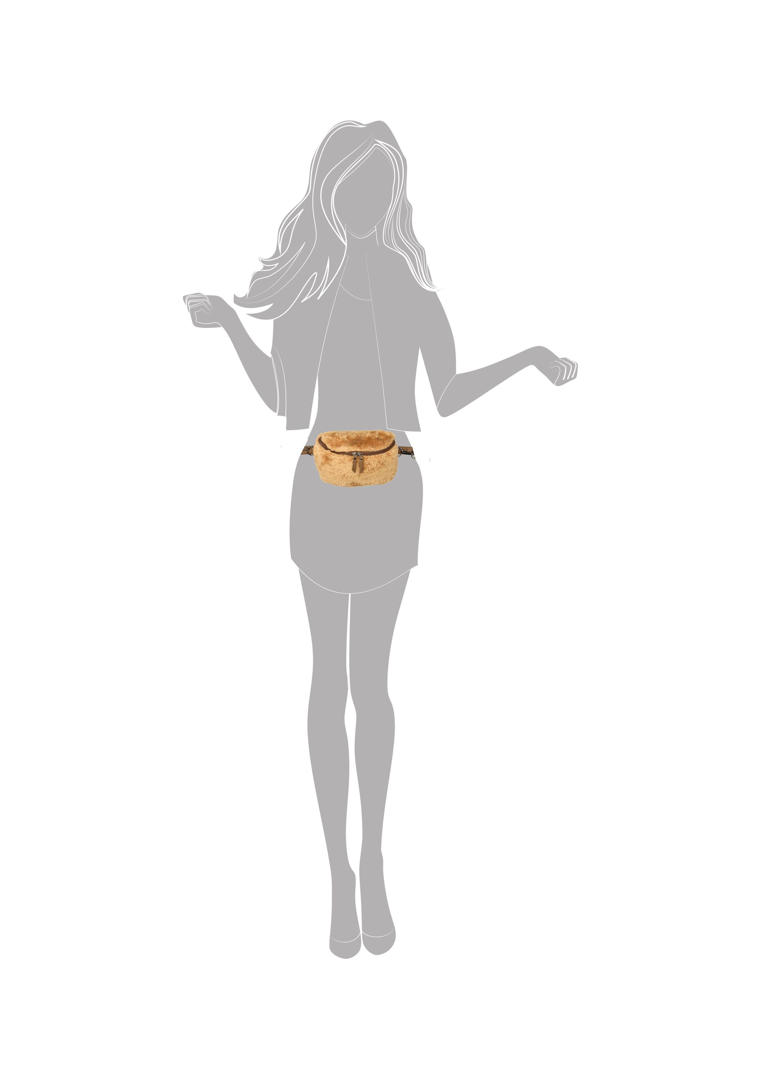 Enrico Benetti Umhängetasche Tasche Teddyfell Crossbody Bag Gürteltasche Te günstig online kaufen