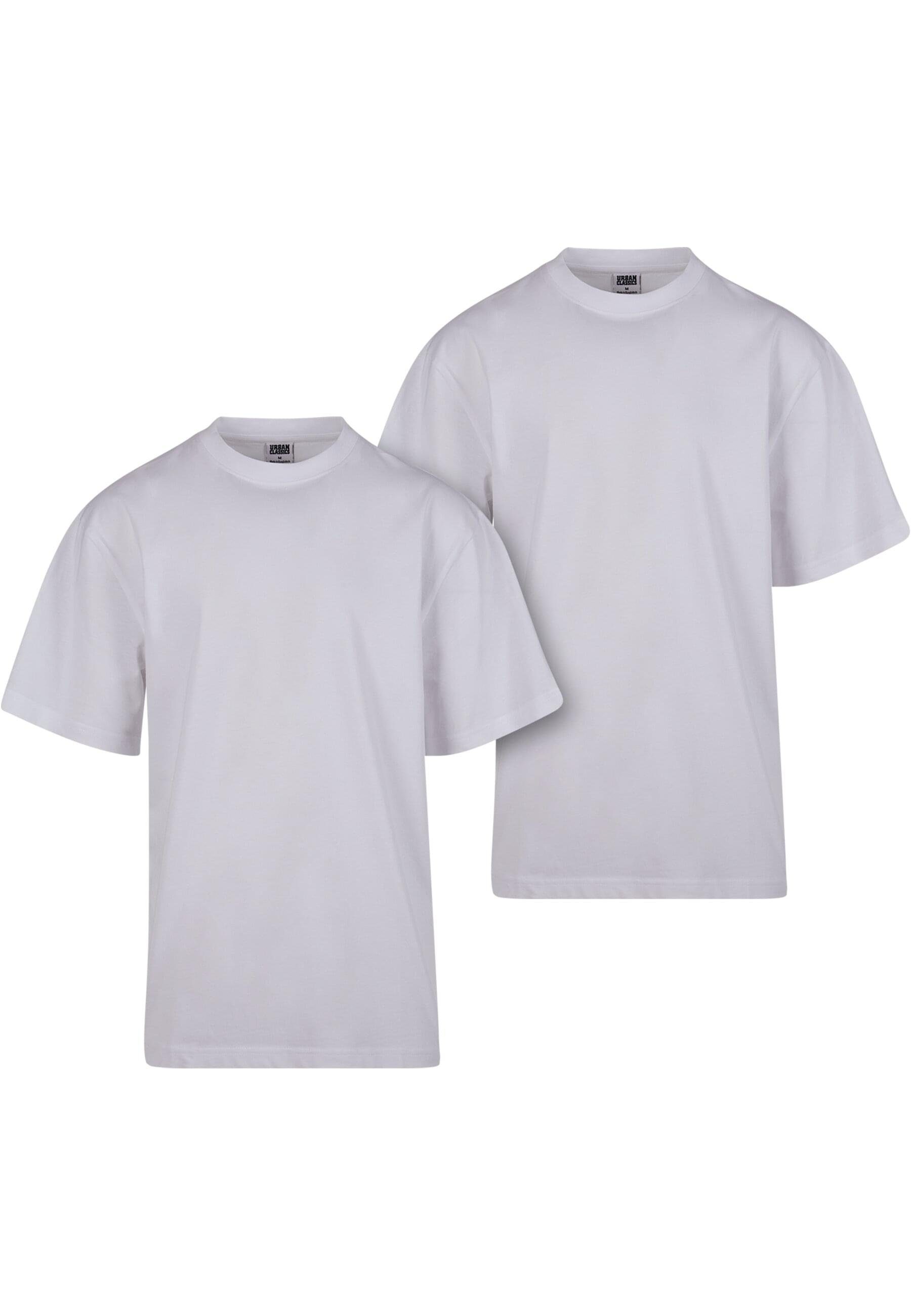 URBAN CLASSICS T-Shirt Herren Tall Tee 2-Pack (1-tlg), Stilvolle Basics mit  extra Länge für urbanen Chic