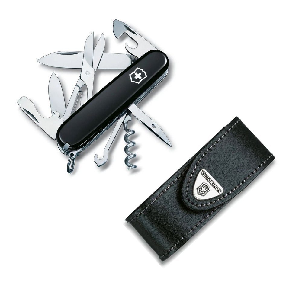 inklusive Taschenmesser, schwarz Etui Climber Victorinox Victorinox