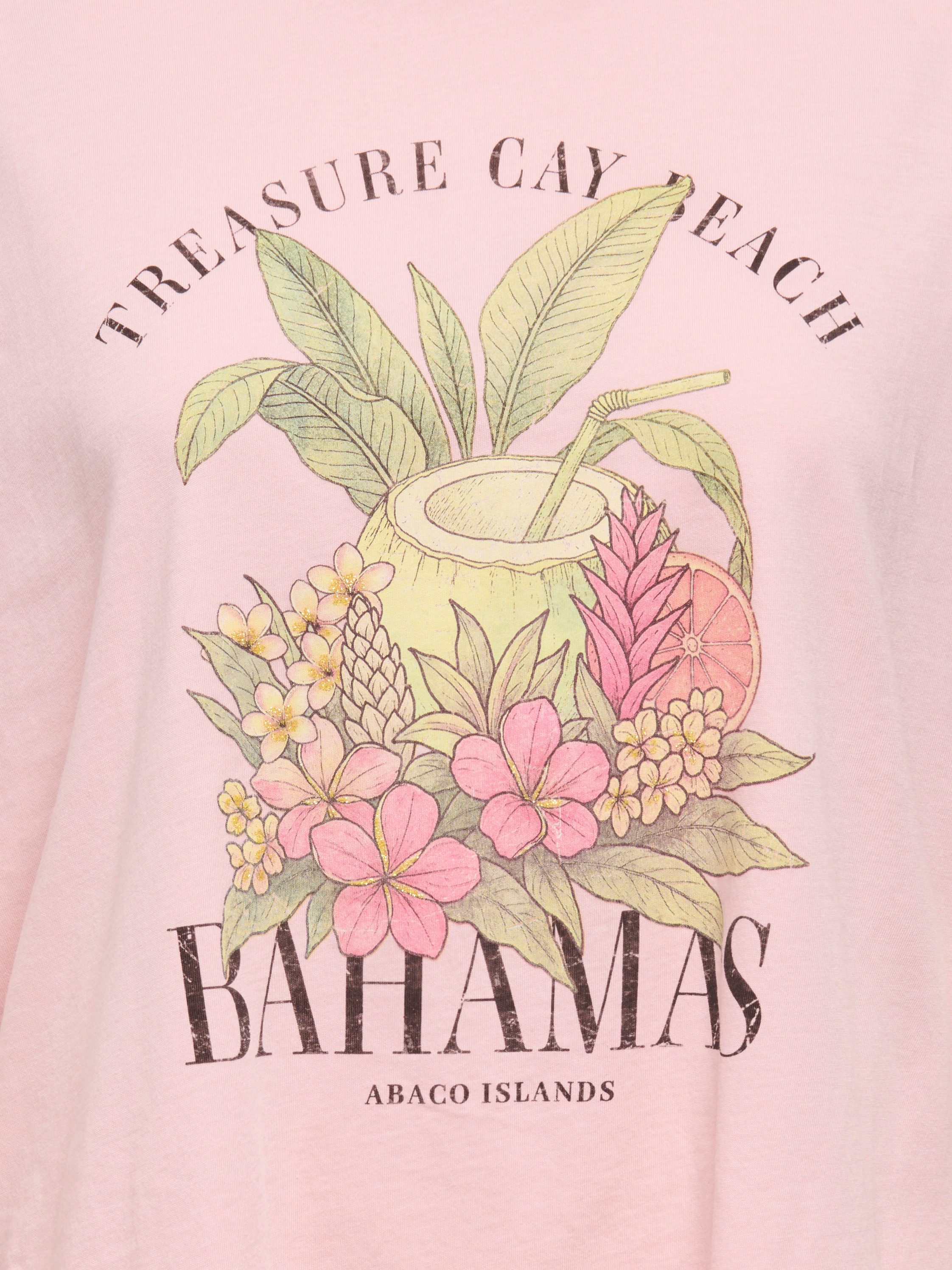 ONLY Kurzarmshirt ONLLUCY BOXY S/S TOP JRS Baumwolle, Rundhals
