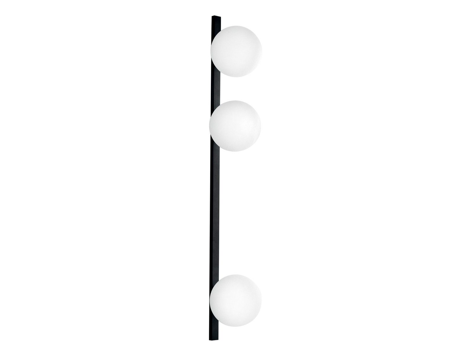 Luce Ambiente Design LED Wandleuchte groß, Höhe 90cm, Dimmfunktion, LED wechselbar, Warmweiß, ausgefallene-e innen Wand-Lampe mit Glaskugeln und LED Leuchtmittel