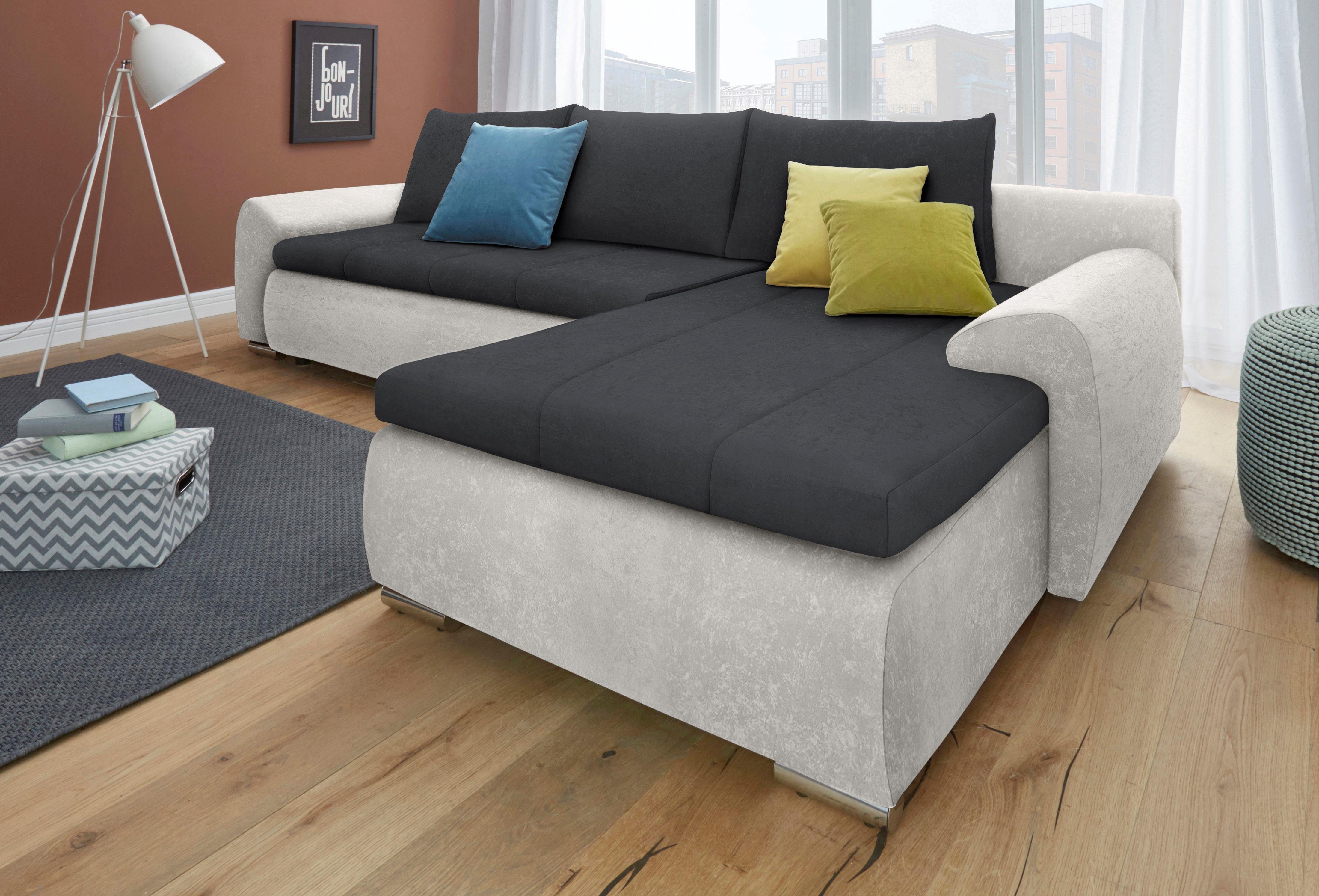 COLLECTION AB Ecksofa, mit Bettfunktion und Bettkasten online kaufen OTTO