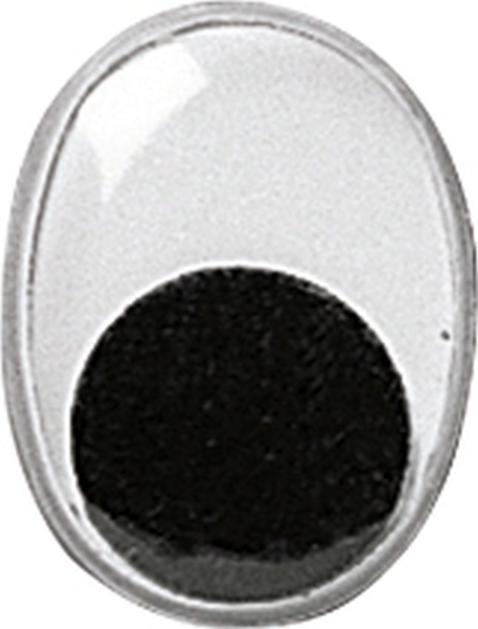 Knorr Prandell Bastelperlen KNORR PRANDELL 212482185 Wackelaugen oval 18 x13 mm Kunststoff weiss