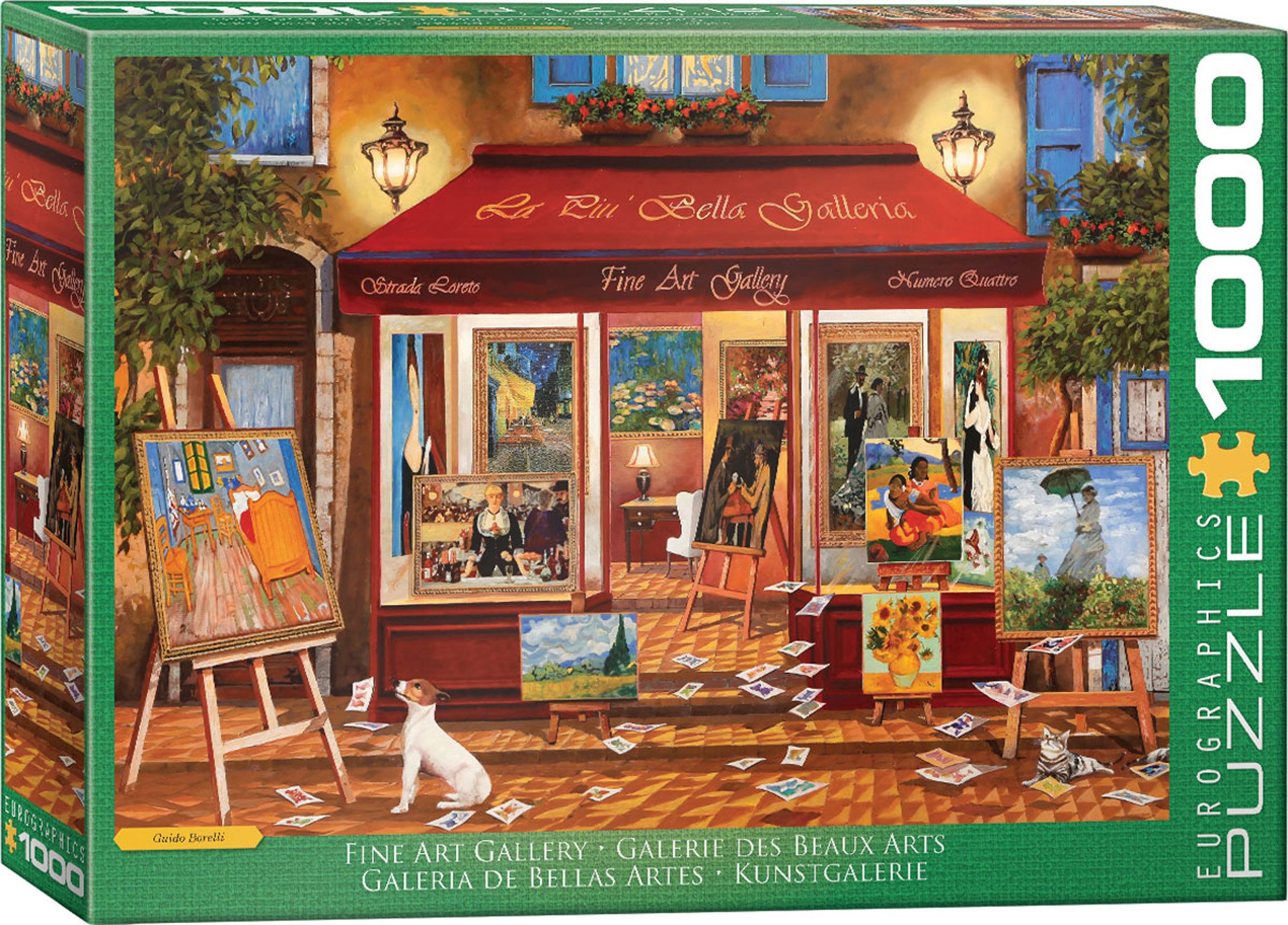 Puzzle 1000 Teile Puzzle - Puzzle - Art Gallery - Kunstgalerie, Puzzleteile