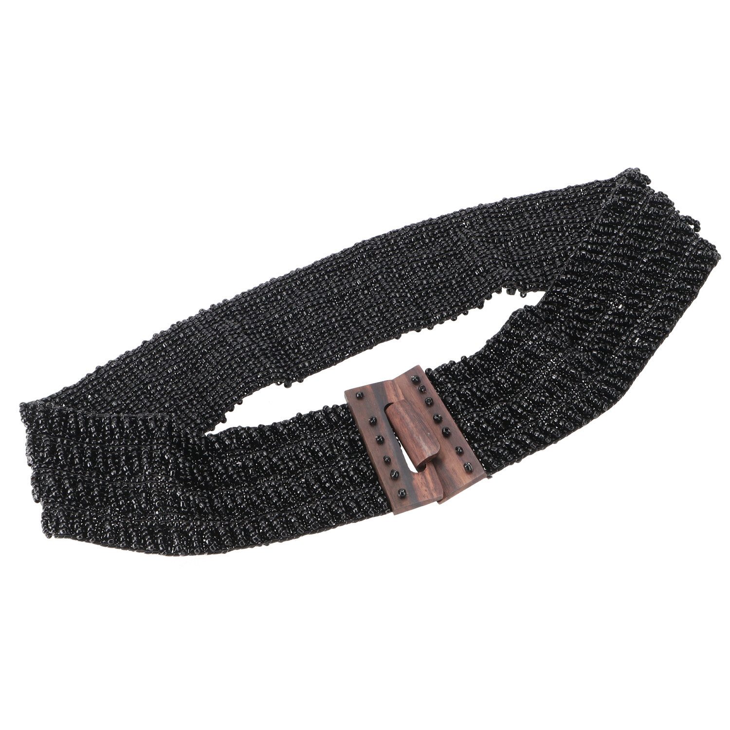 Guru-Shop Hüftgürtel Taillengürtel, elastischer Gürtel mit Perlen,..
