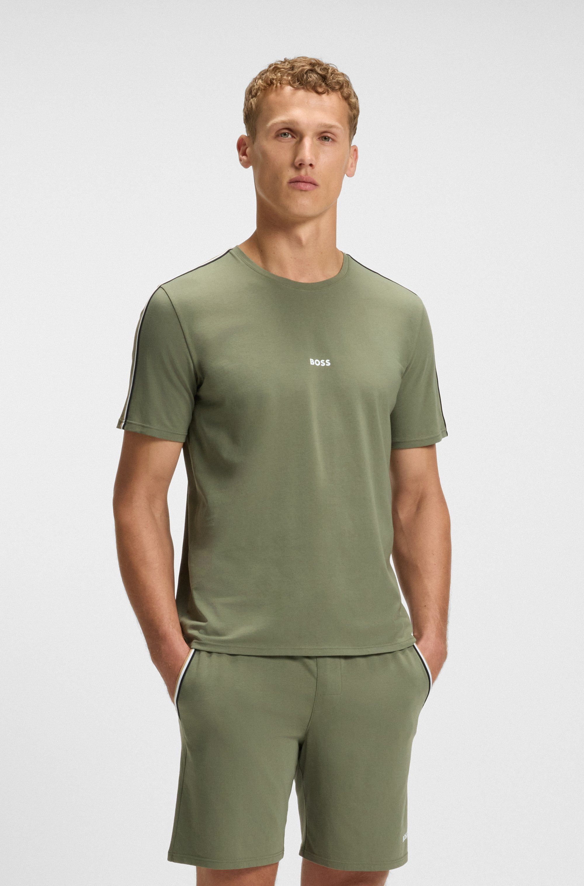 BOSS T-Shirt Unique aus elastischer Baumwolle günstig online kaufen